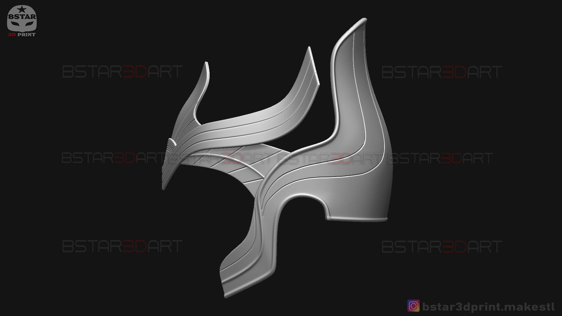 AJAK Crown - Salma Hayek Helmet - Eternals Marvel Movie 2021 3D print model_16