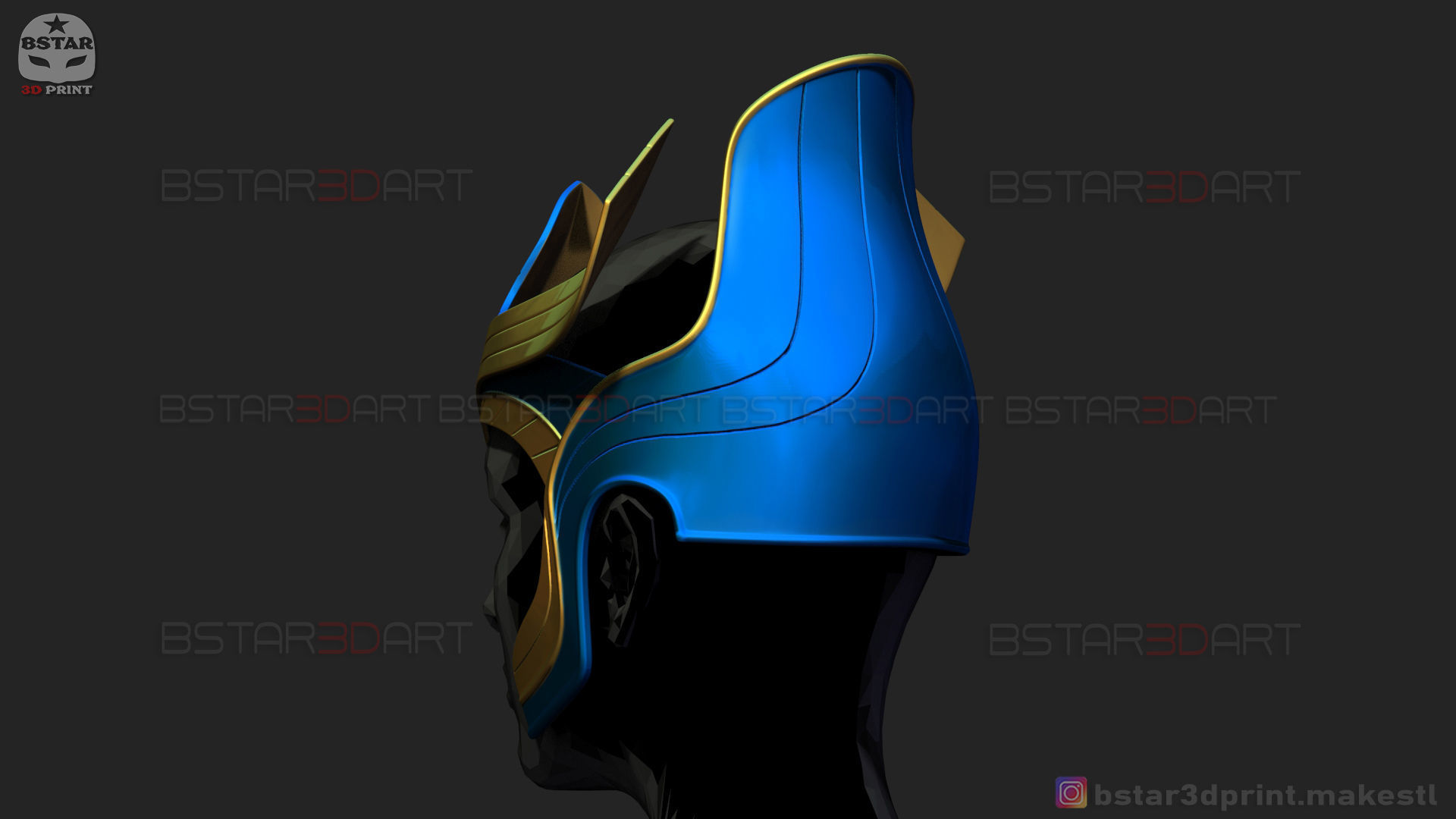 AJAK Crown - Salma Hayek Helmet - Eternals Marvel Movie 2021 3D print model_3