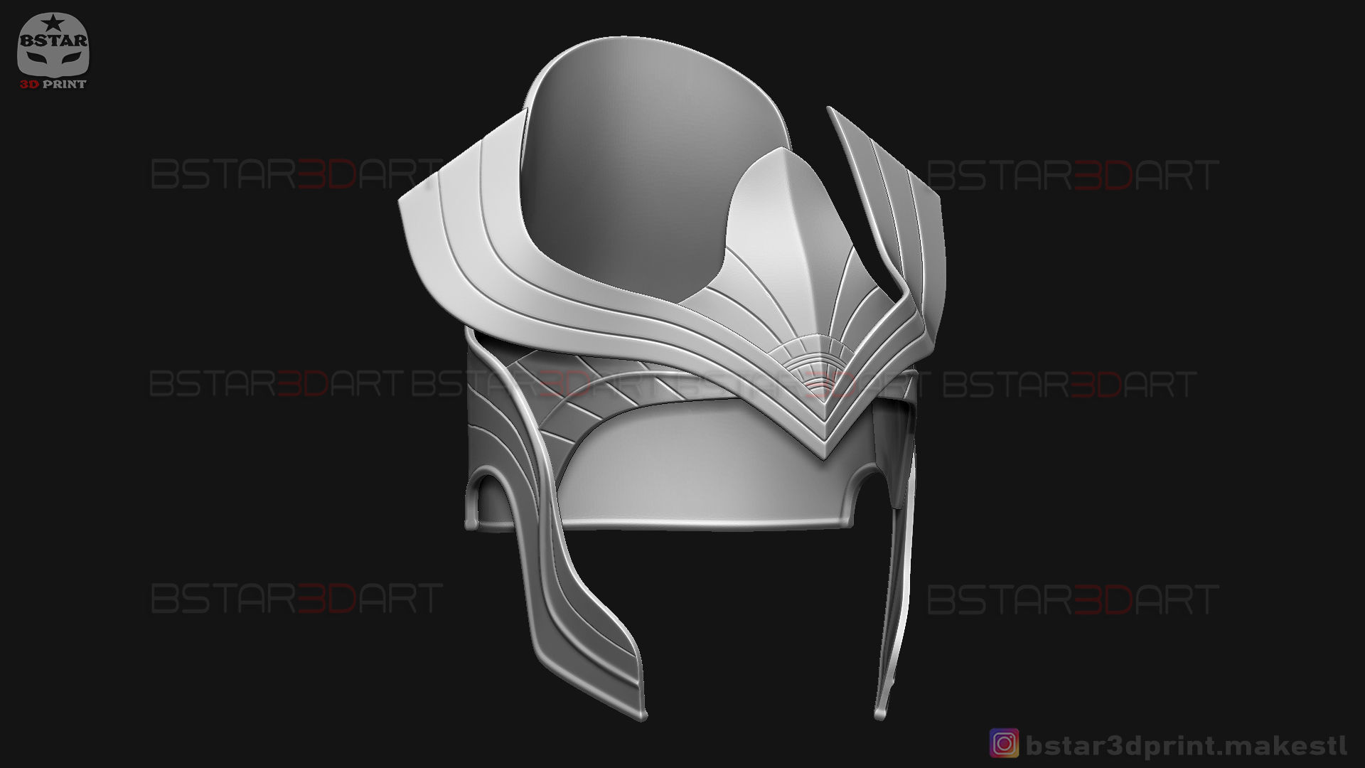 AJAK Crown - Salma Hayek Helmet - Eternals Marvel Movie 2021 3D print model_21