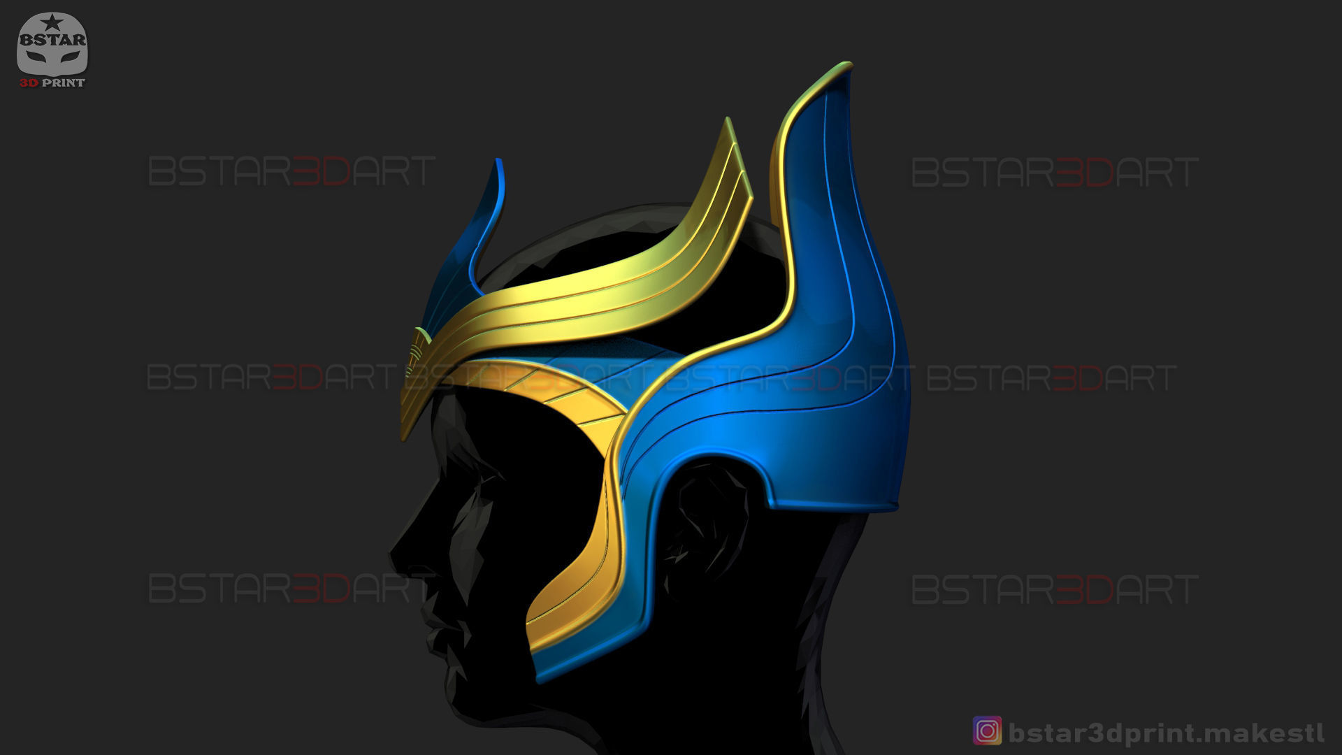 AJAK Crown - Salma Hayek Helmet - Eternals Marvel Movie 2021 3D print model_2