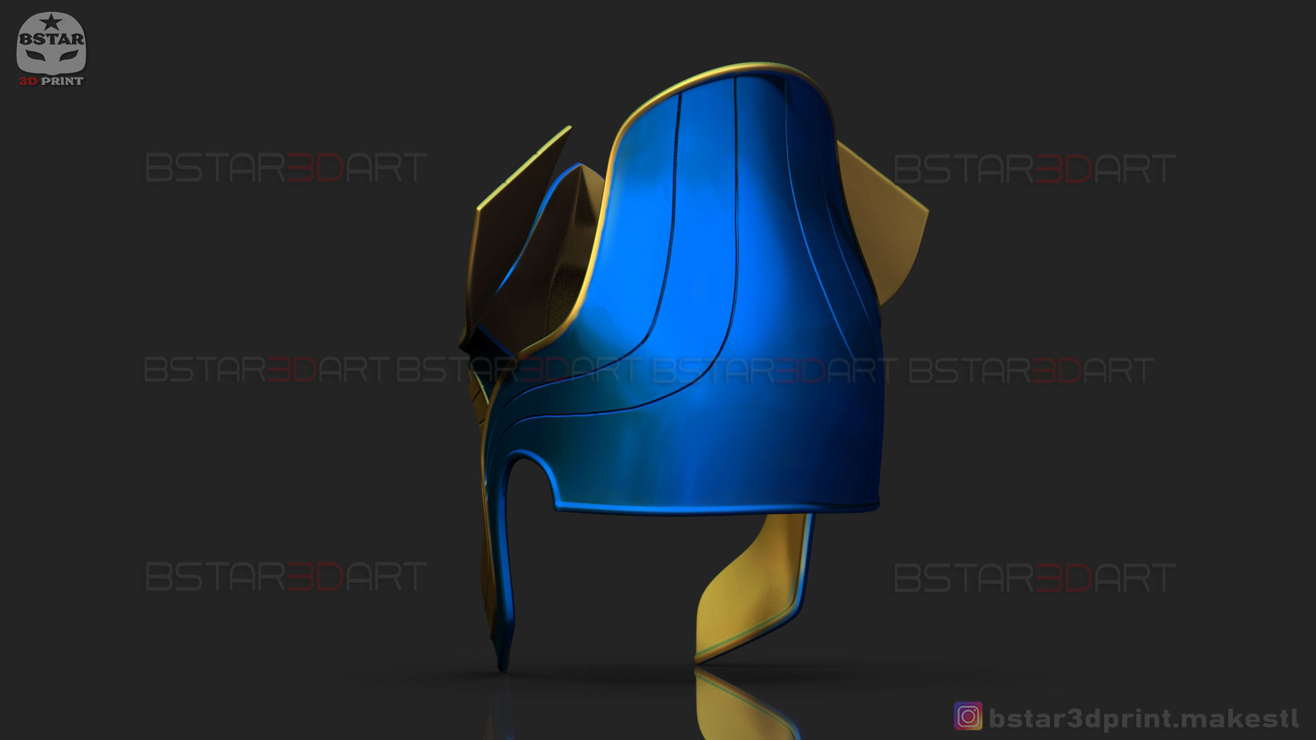 AJAK Crown - Salma Hayek Helmet - Eternals Marvel Movie 2021 3D print model_10