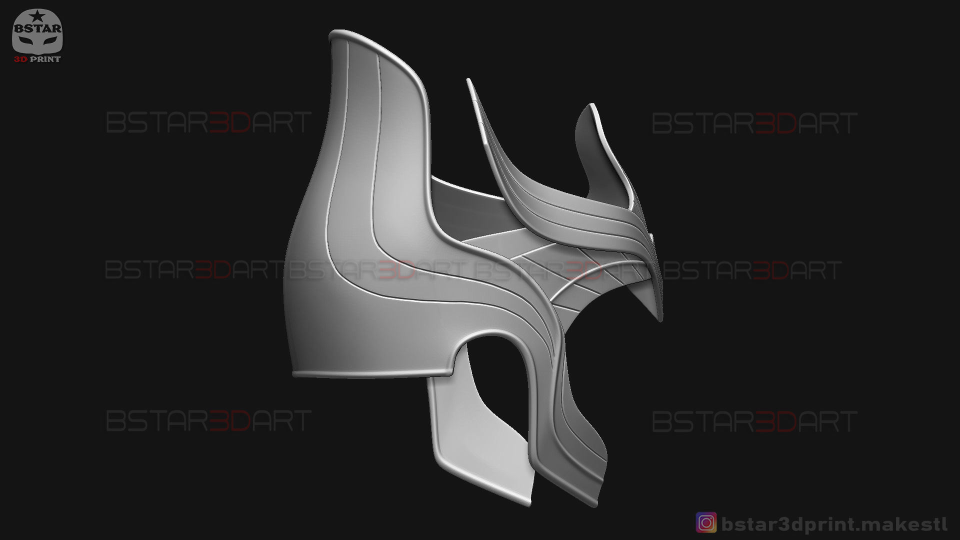 AJAK Crown - Salma Hayek Helmet - Eternals Marvel Movie 2021 3D print model_19