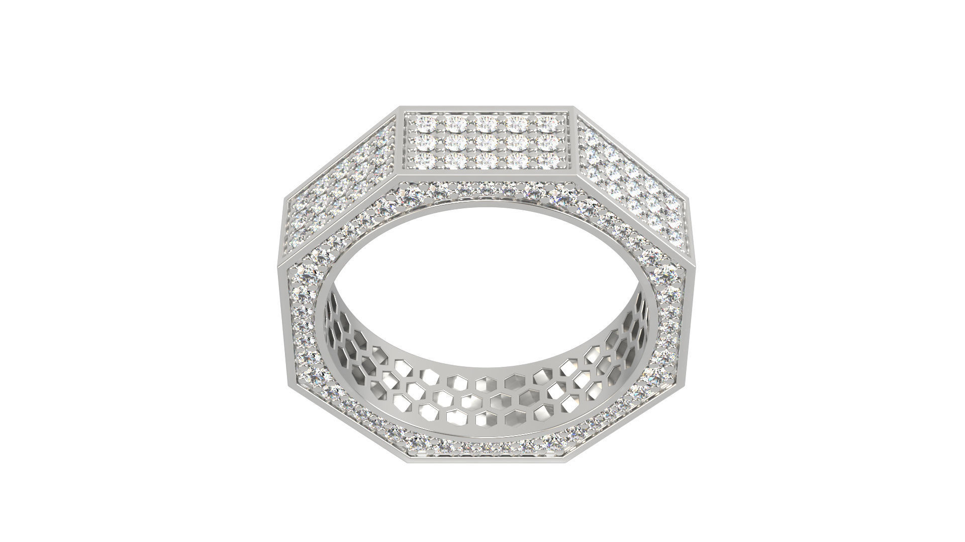 Ring N8 Size 7 3D print model_1