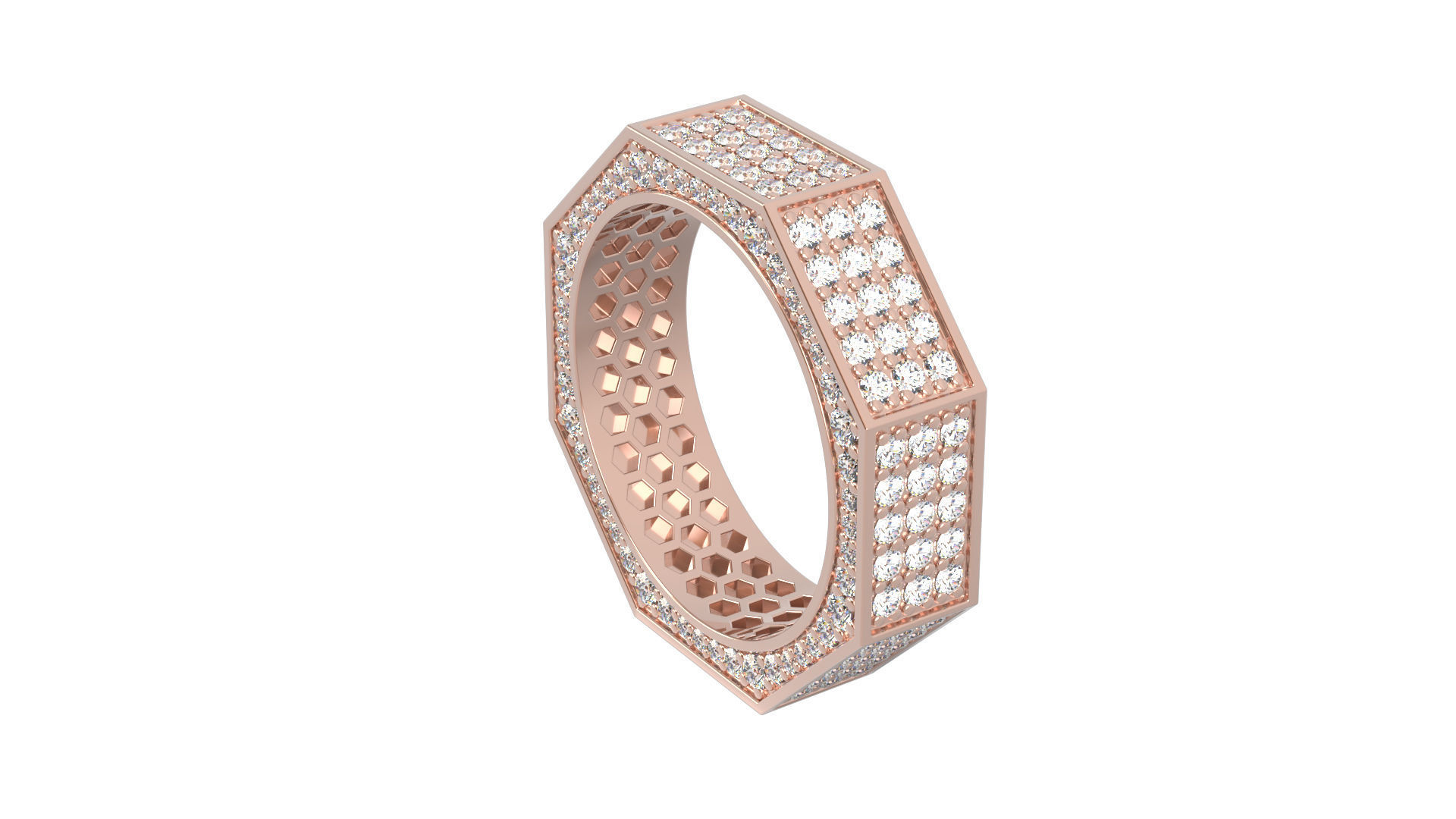 Ring N8 Size 7 3D print model_8