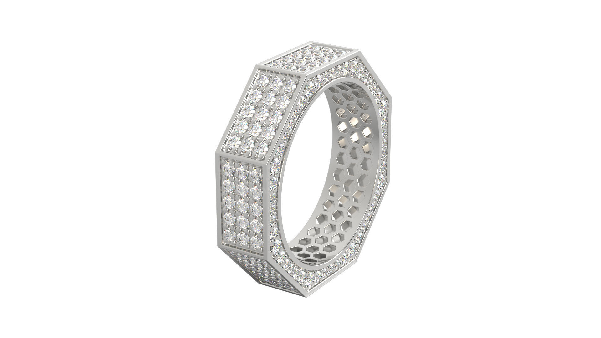 Ring N8 Size 7 3D print model_10