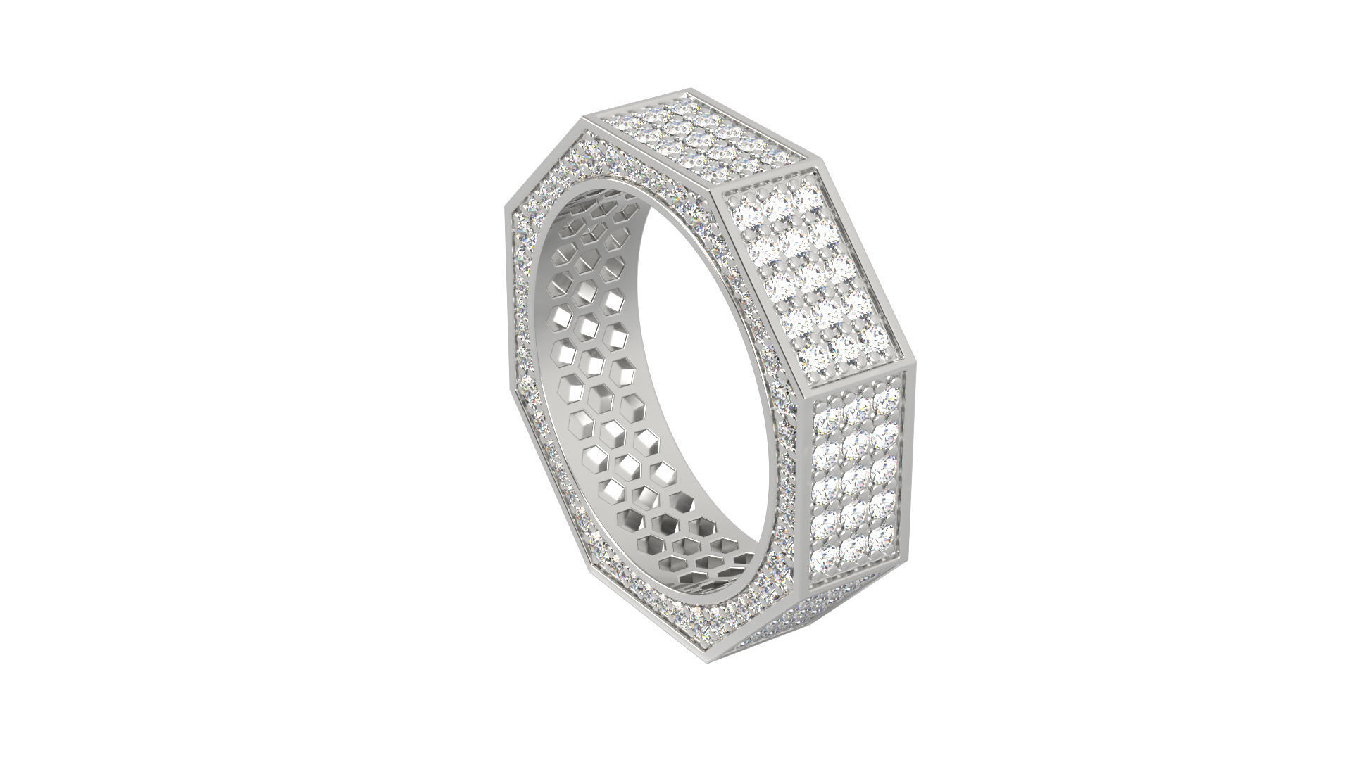 Ring N8 Size 7 3D print model_7