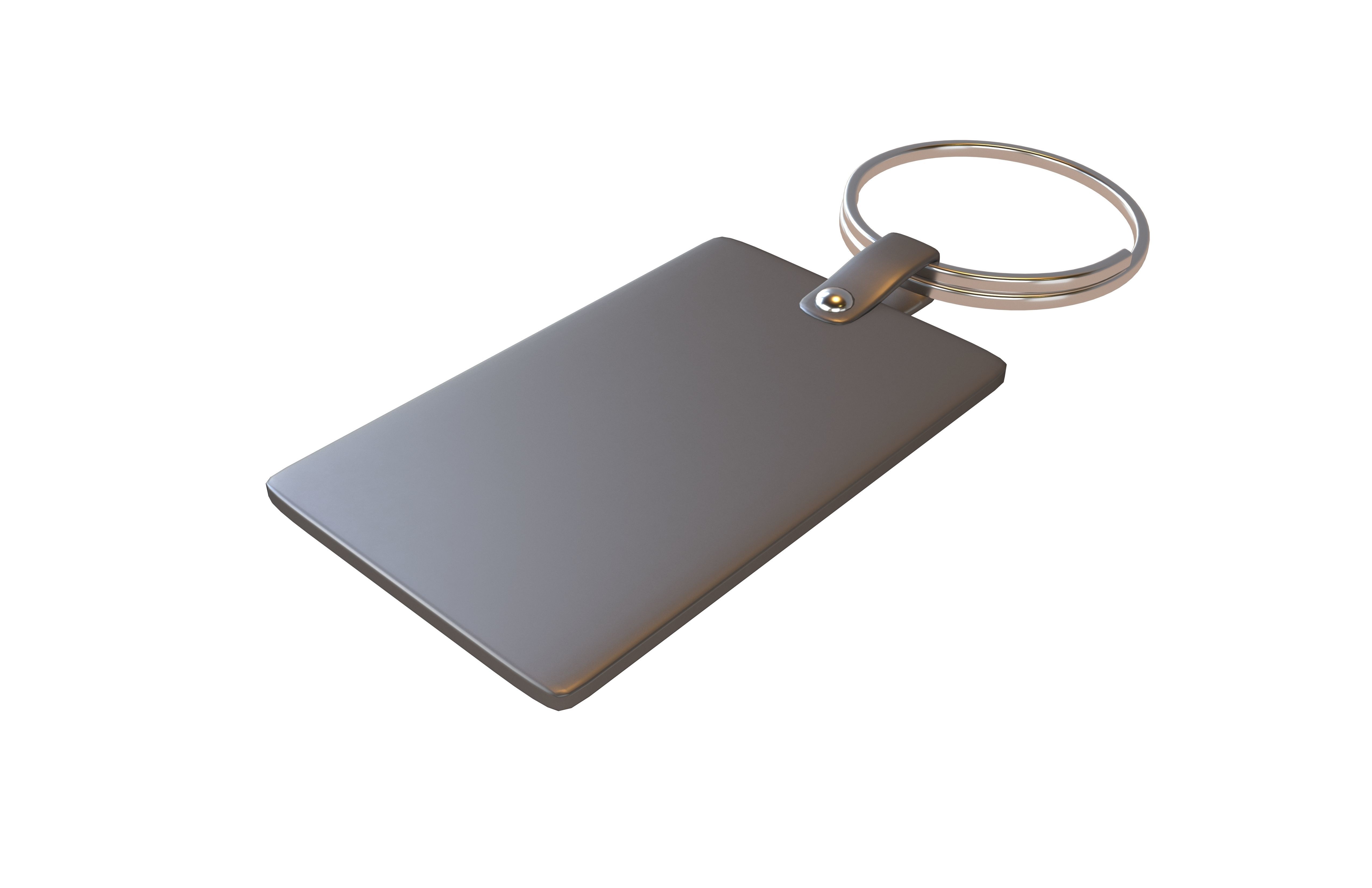 Key Ring v5 002 Low-poly 3D model_2