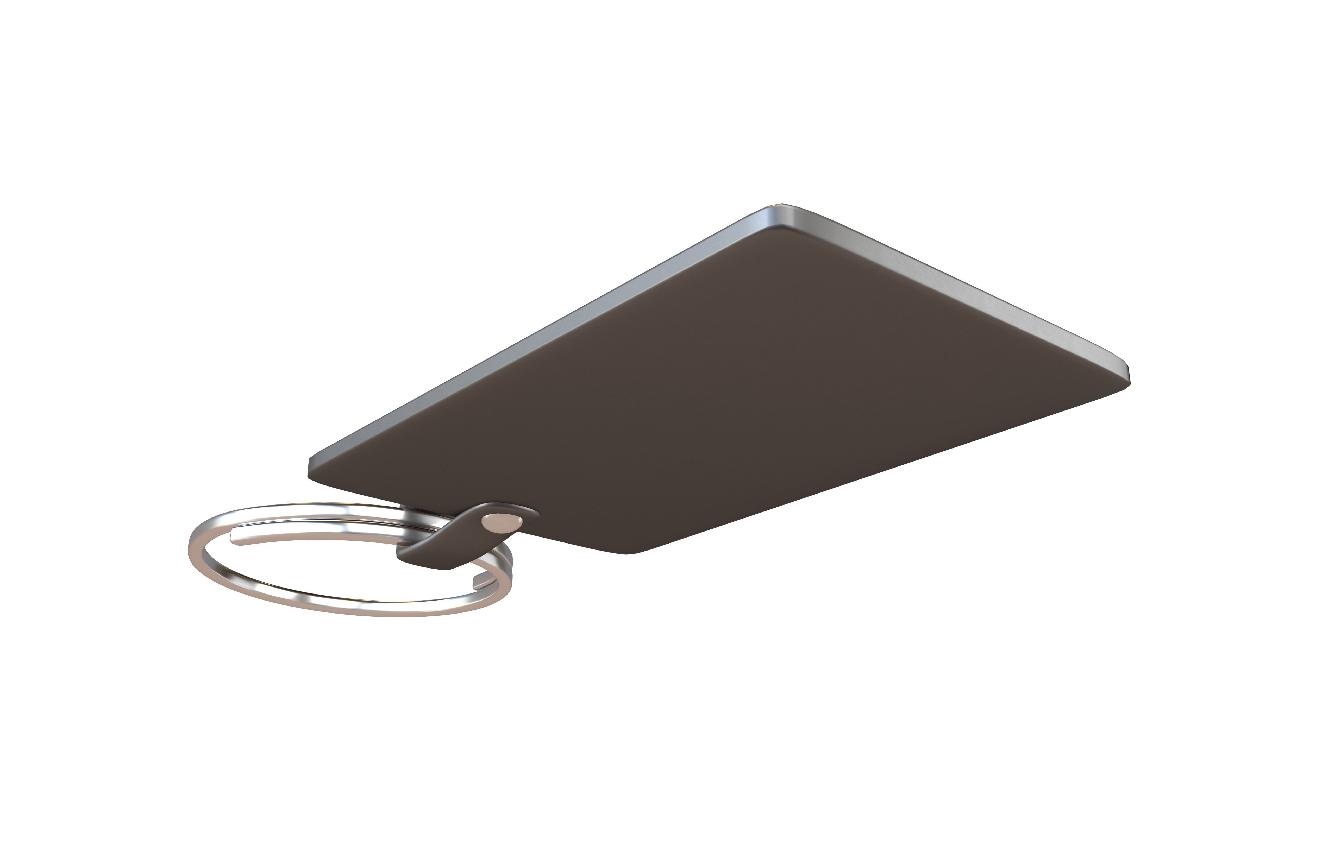 Key Ring v5 002 Low-poly 3D model_3