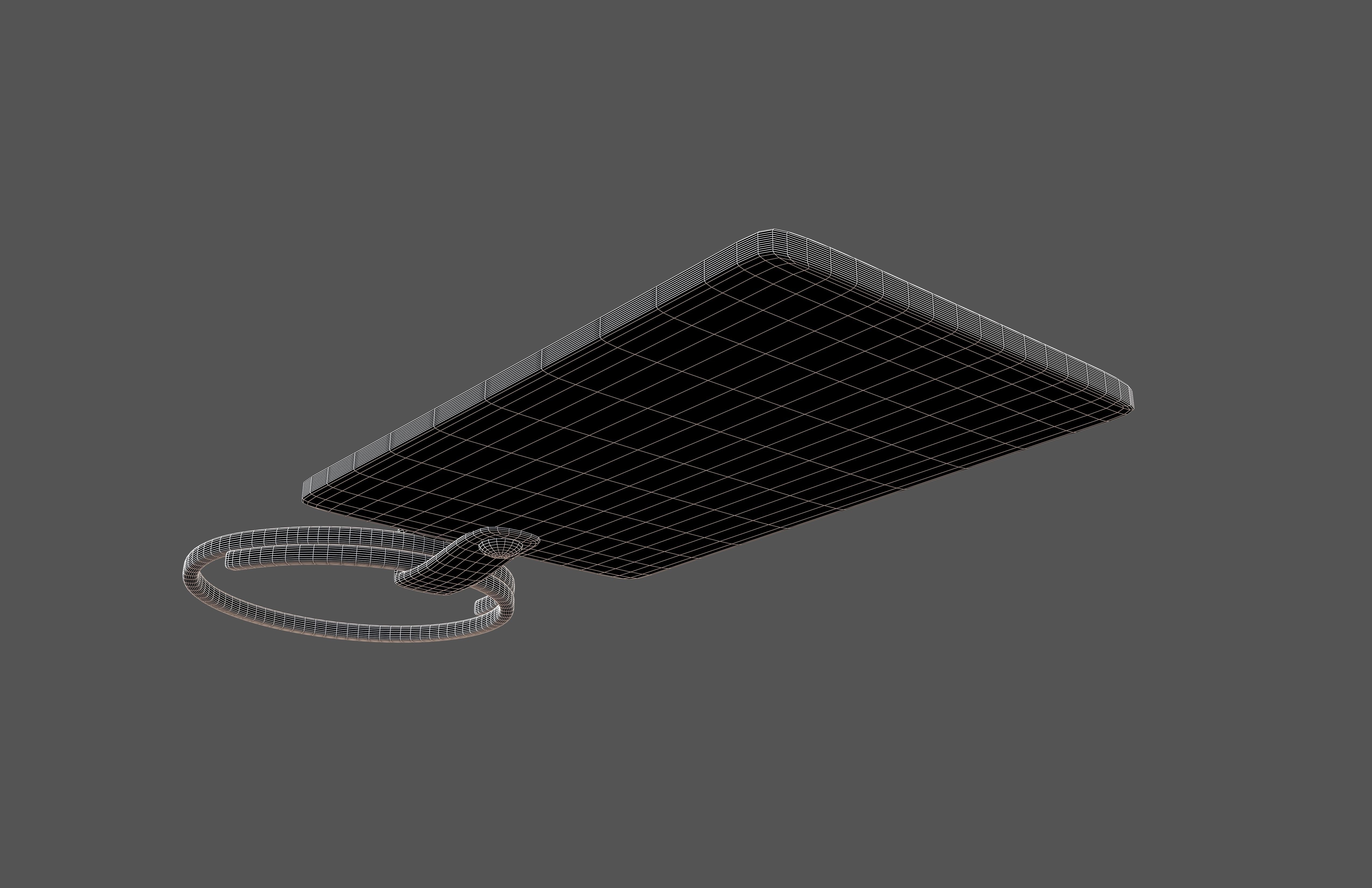 Key Ring v5 002 Low-poly 3D model_7