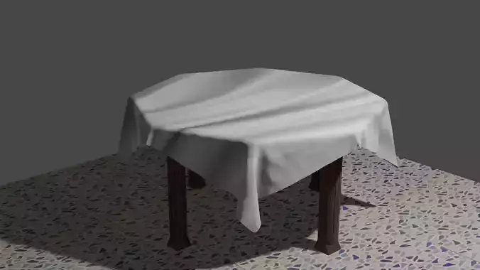 table wedding 3d blender
