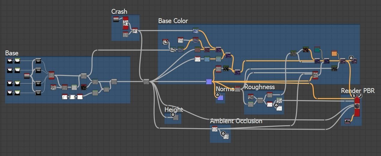 Stylized Roof PBR seamless material Texture_3