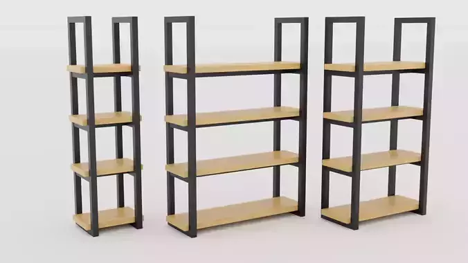 Klasika Series Bookcase Set of 3 pieces
