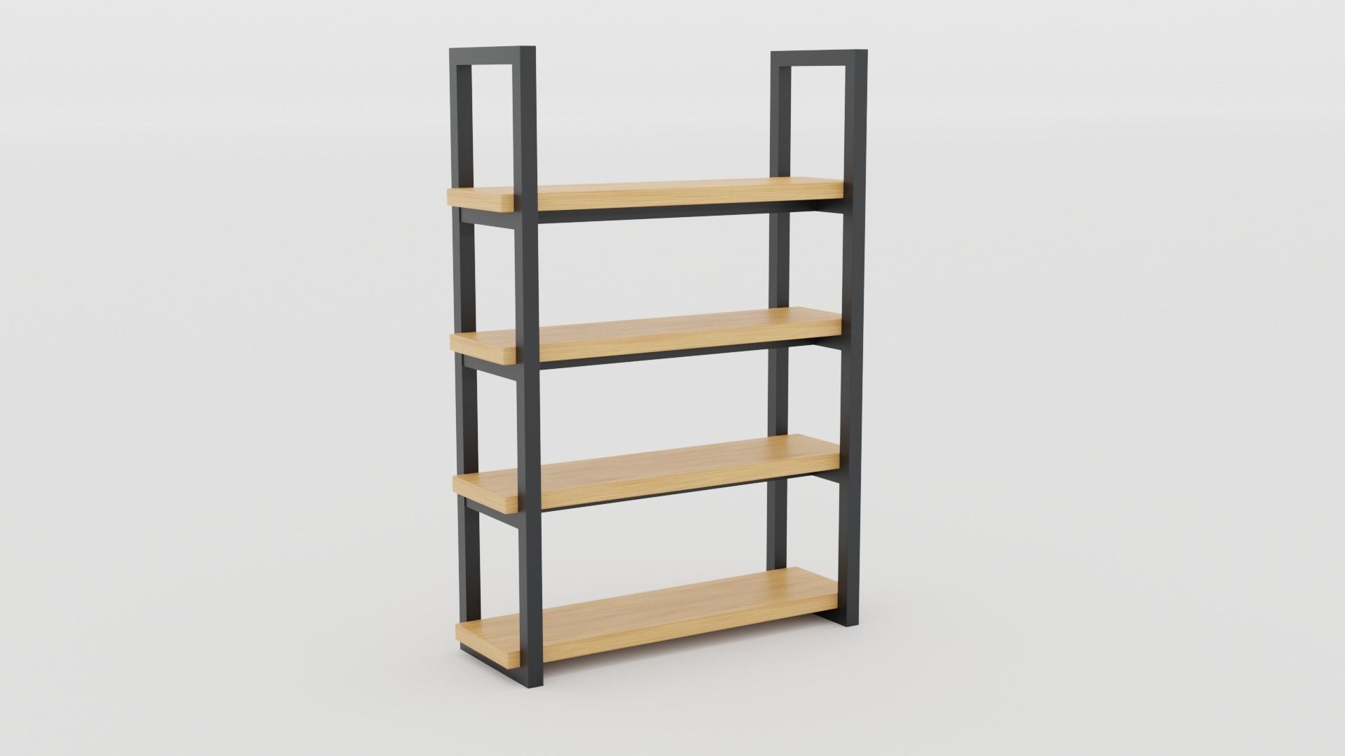 Klasika Series Bookcase Set of 3 pieces 3D model_4