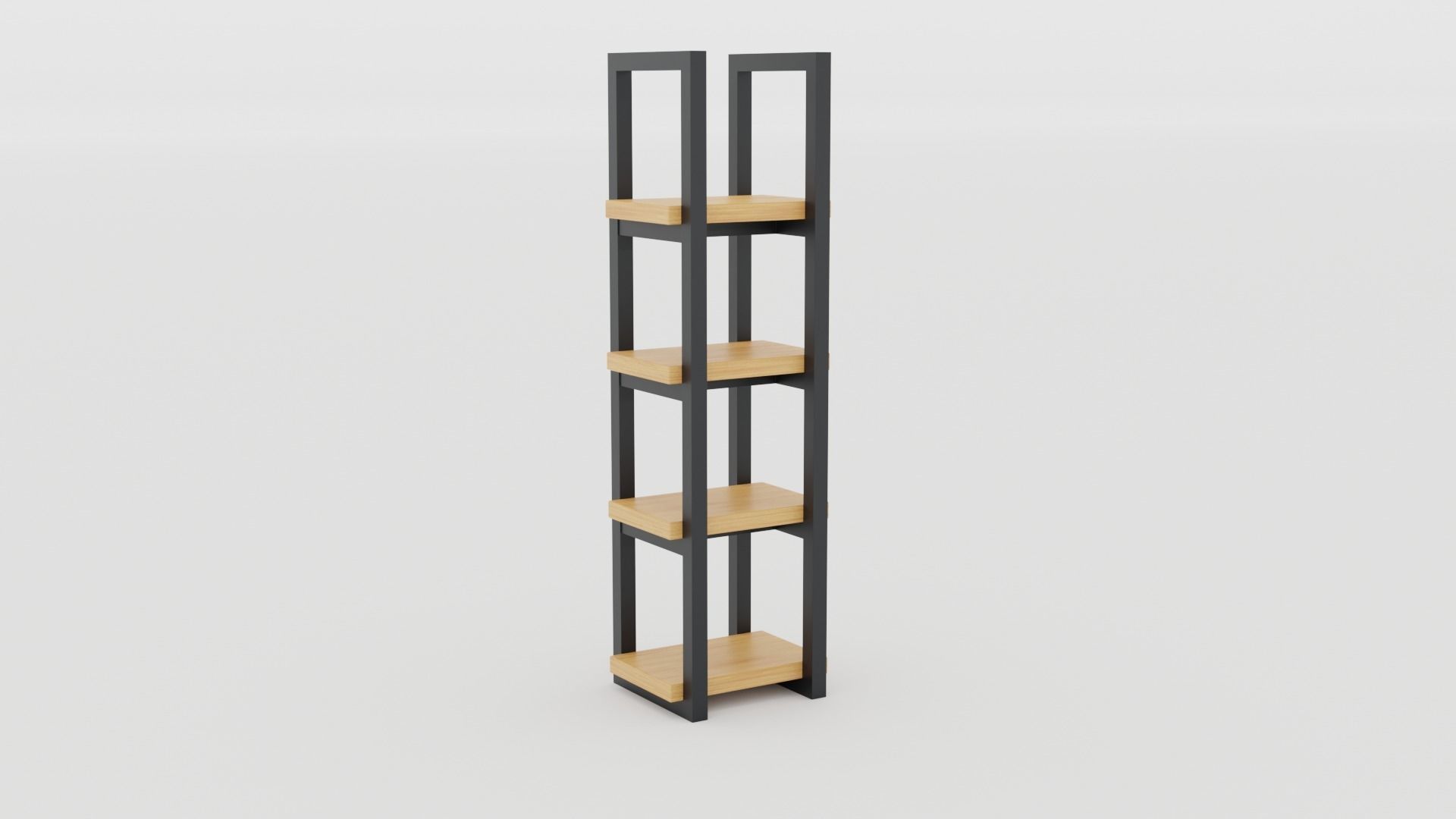 Klasika Series Bookcase Set of 3 pieces 3D model_9