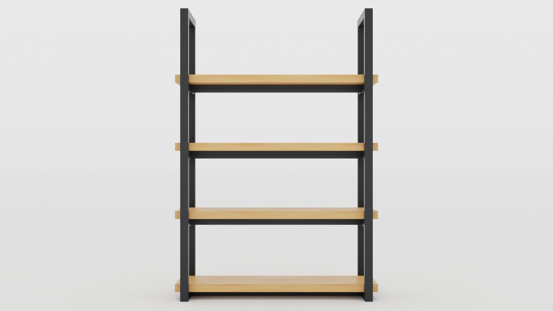 Klasika Series Bookcase Set of 3 pieces 3D model_3