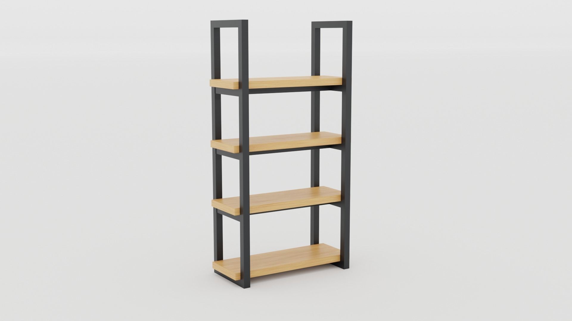 Klasika Series Bookcase Set of 3 pieces 3D model_7