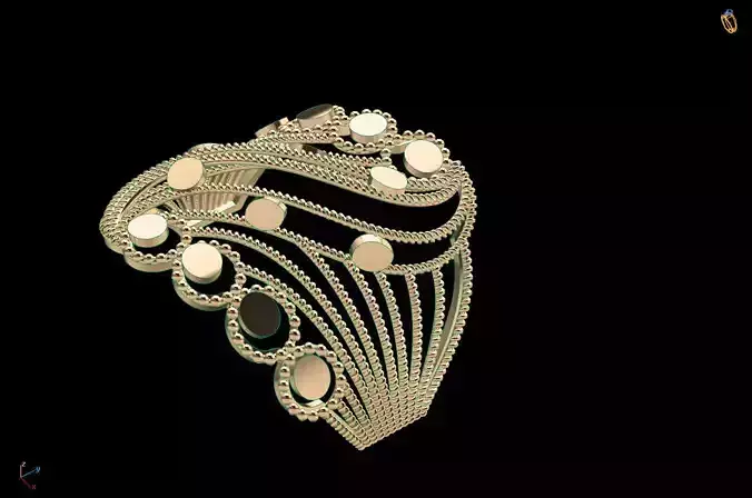 Ring 4 in gold and diamonds