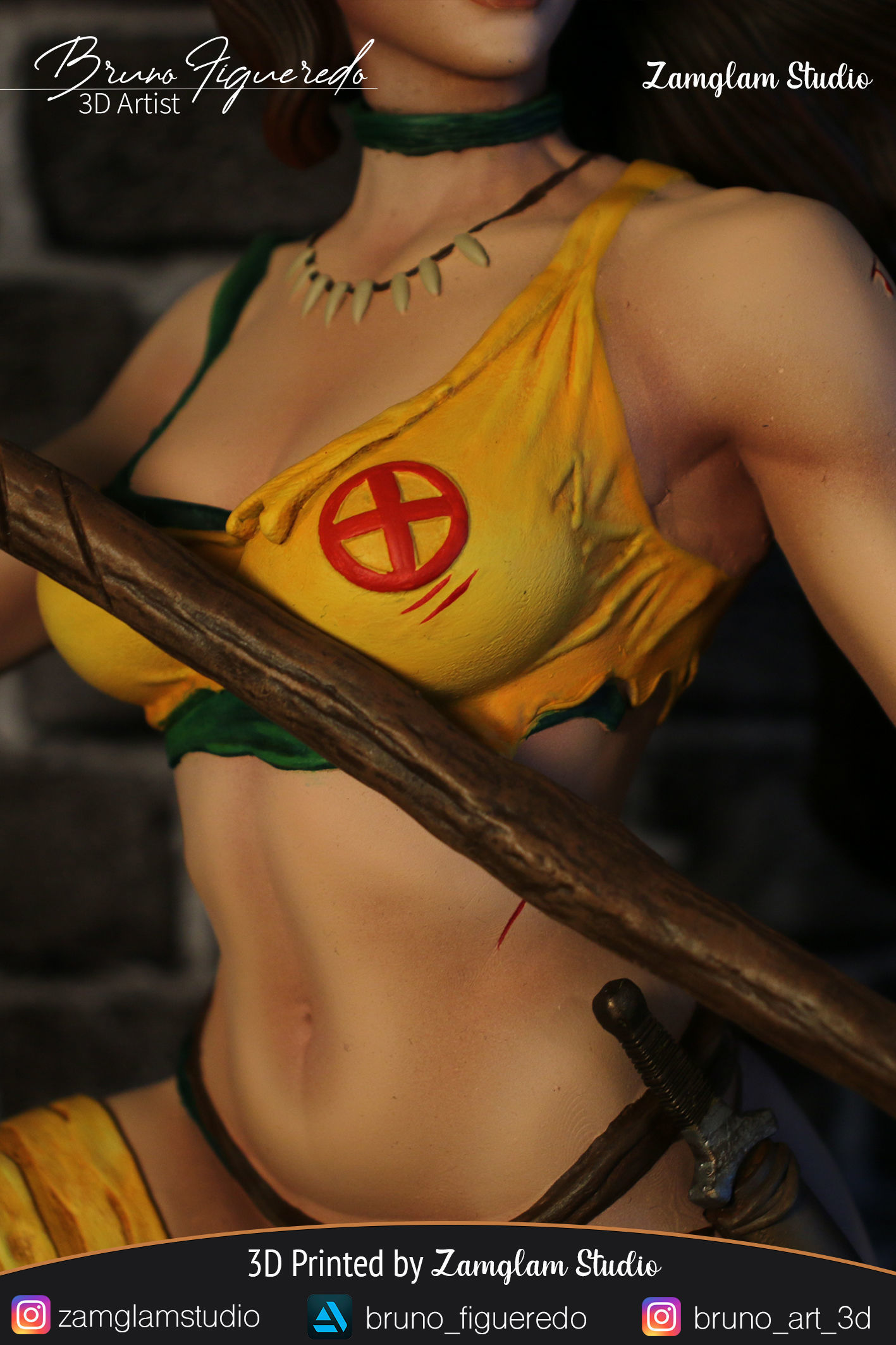  Rogue Terra Selvagem  3D print model_5