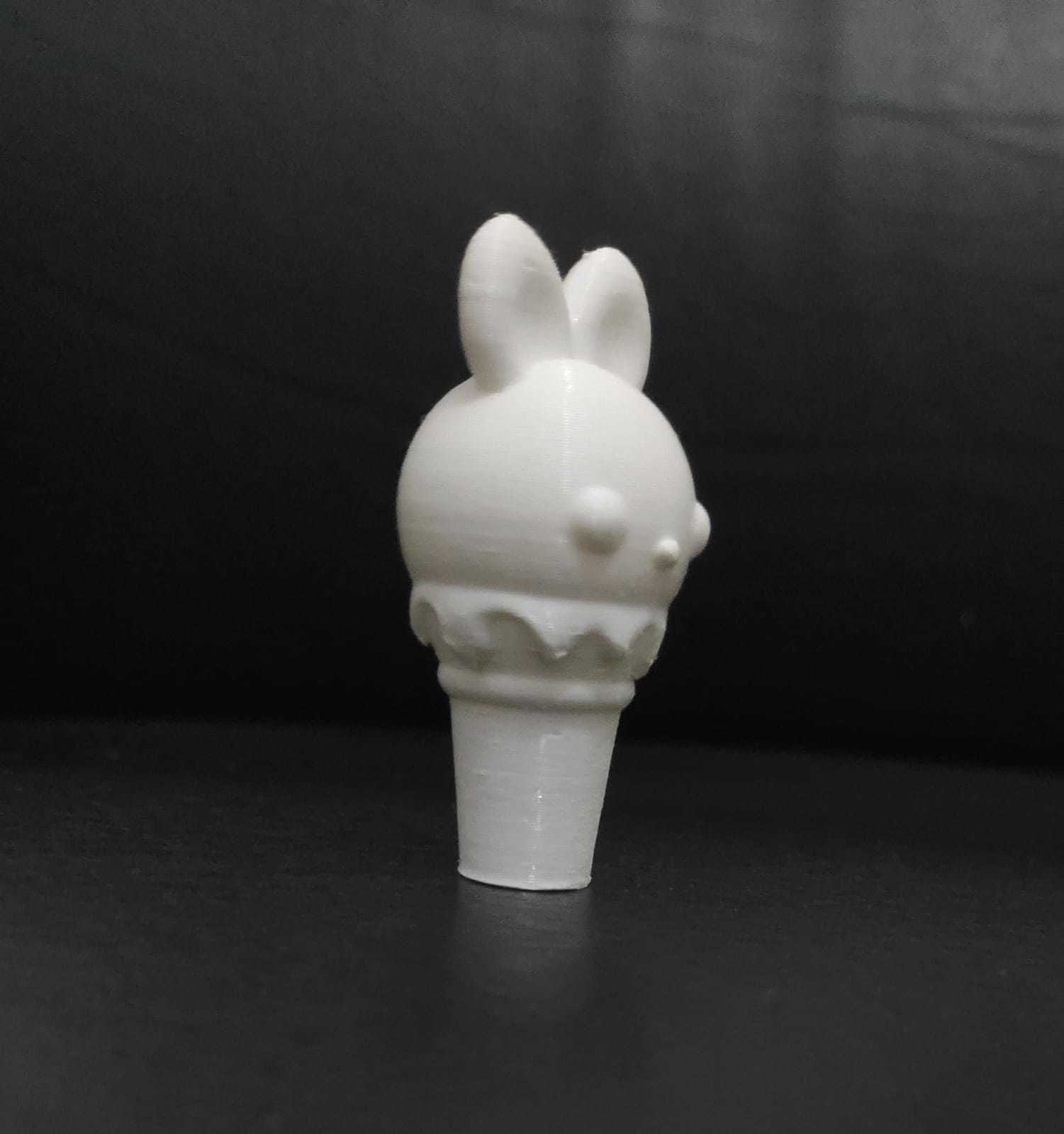 Bunny Ice cream 3D print model_7