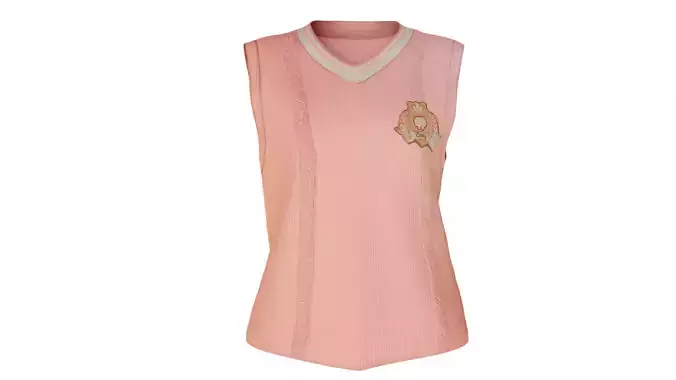 Uniform sweater pink outfit v23