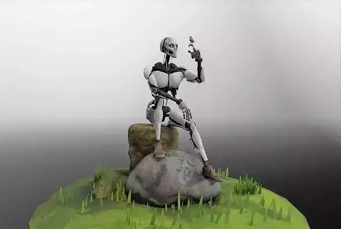 Diorama Robot - Post War