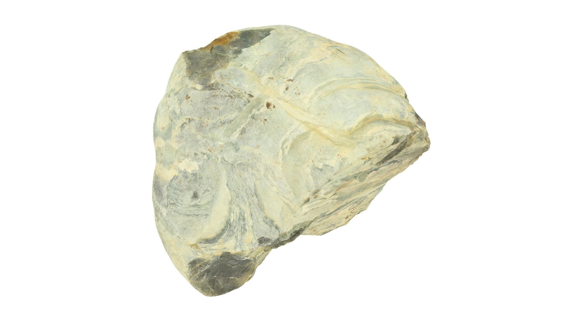 Natural Stone Raw Scanned 3D model_6