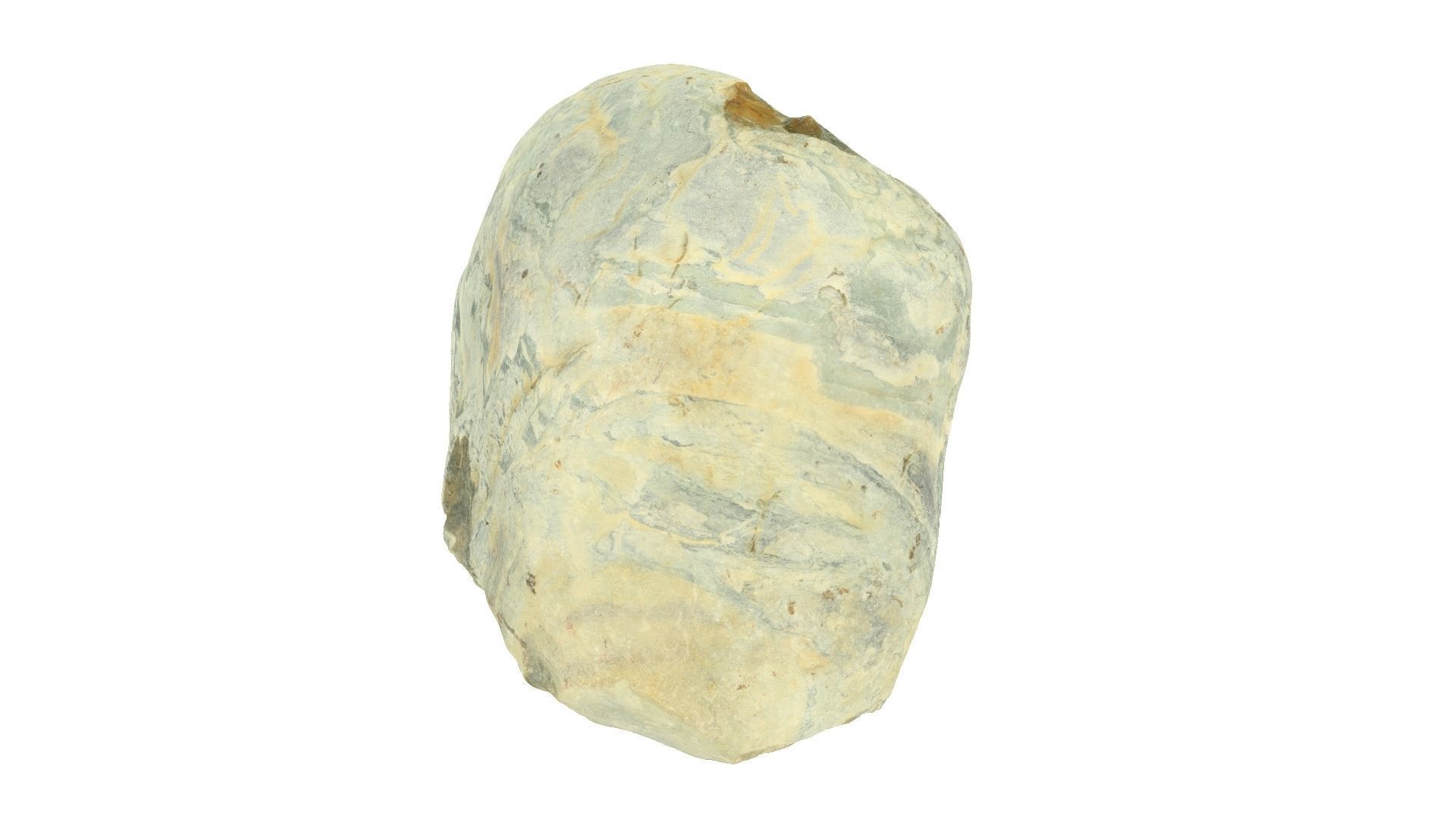 Natural Stone Raw Scanned 3D model_2