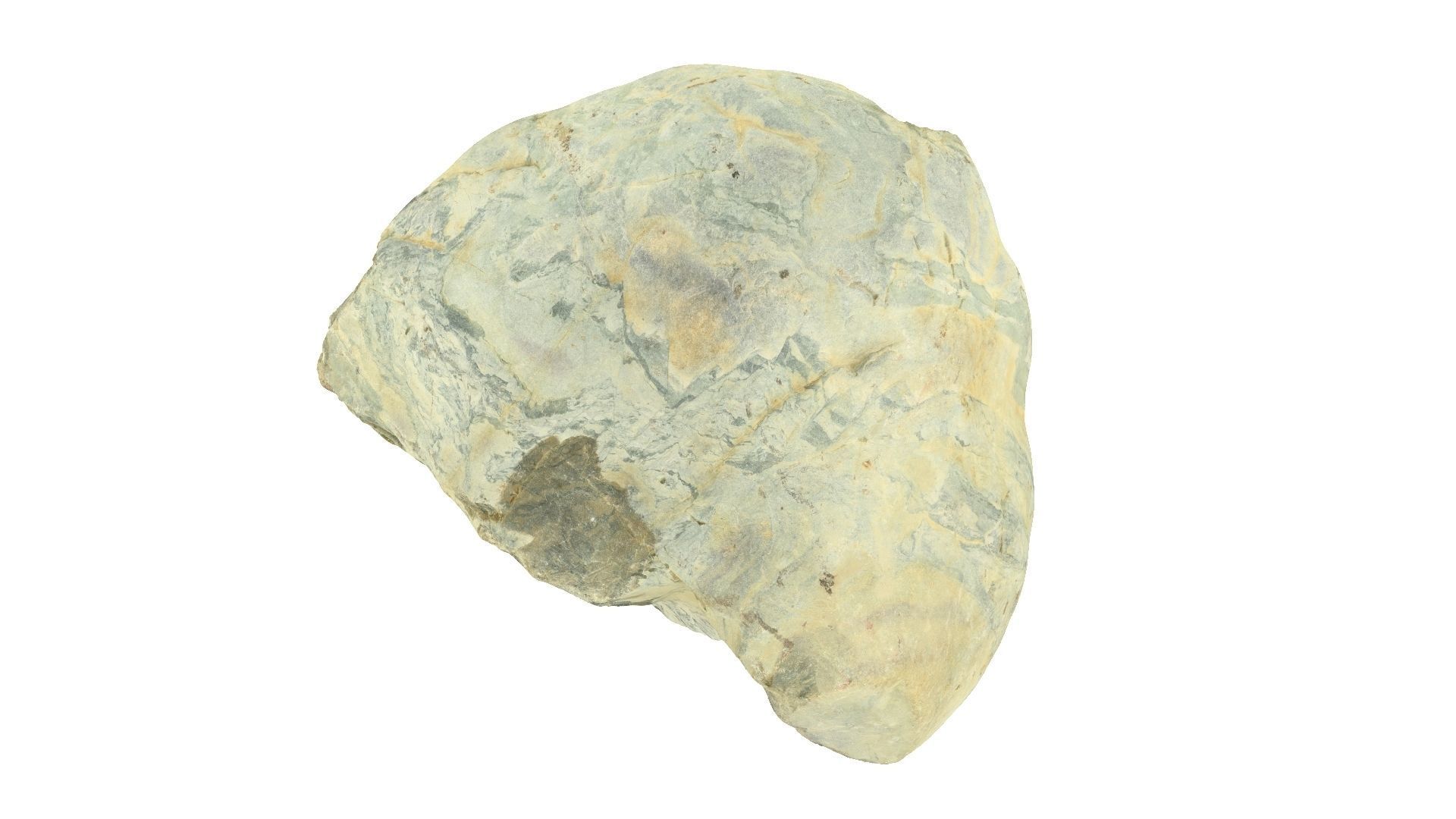 Natural Stone Raw Scanned 3D model_3