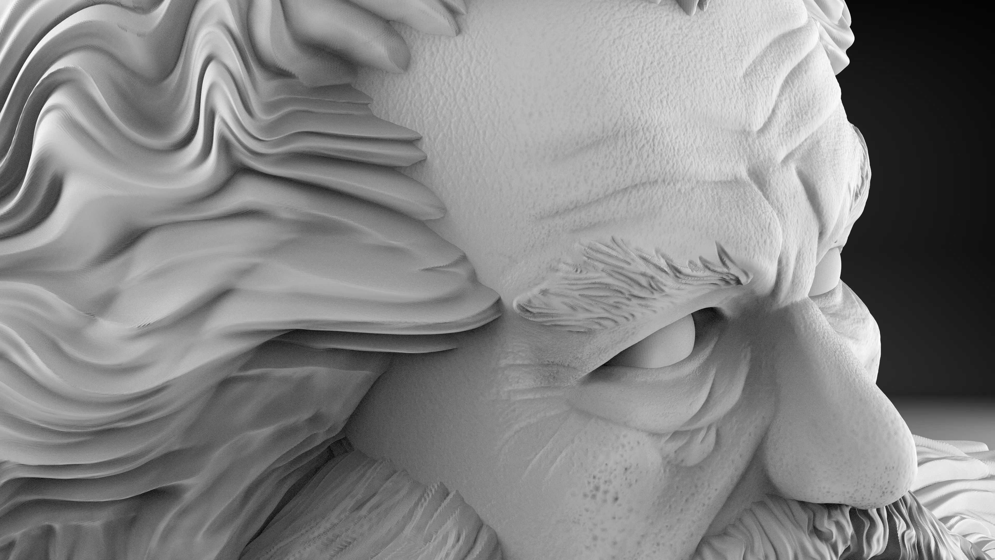 Gandalf  Ian McKellen from the lord of the ring 3D print model_6