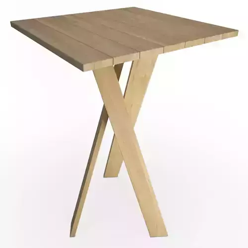 AtelierS Wooden Square High Table