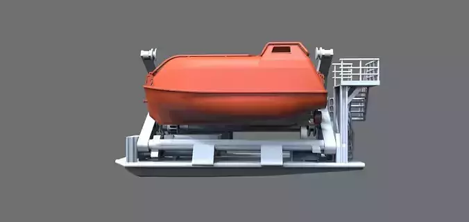 Lifeboat type A with davit for Seabex One