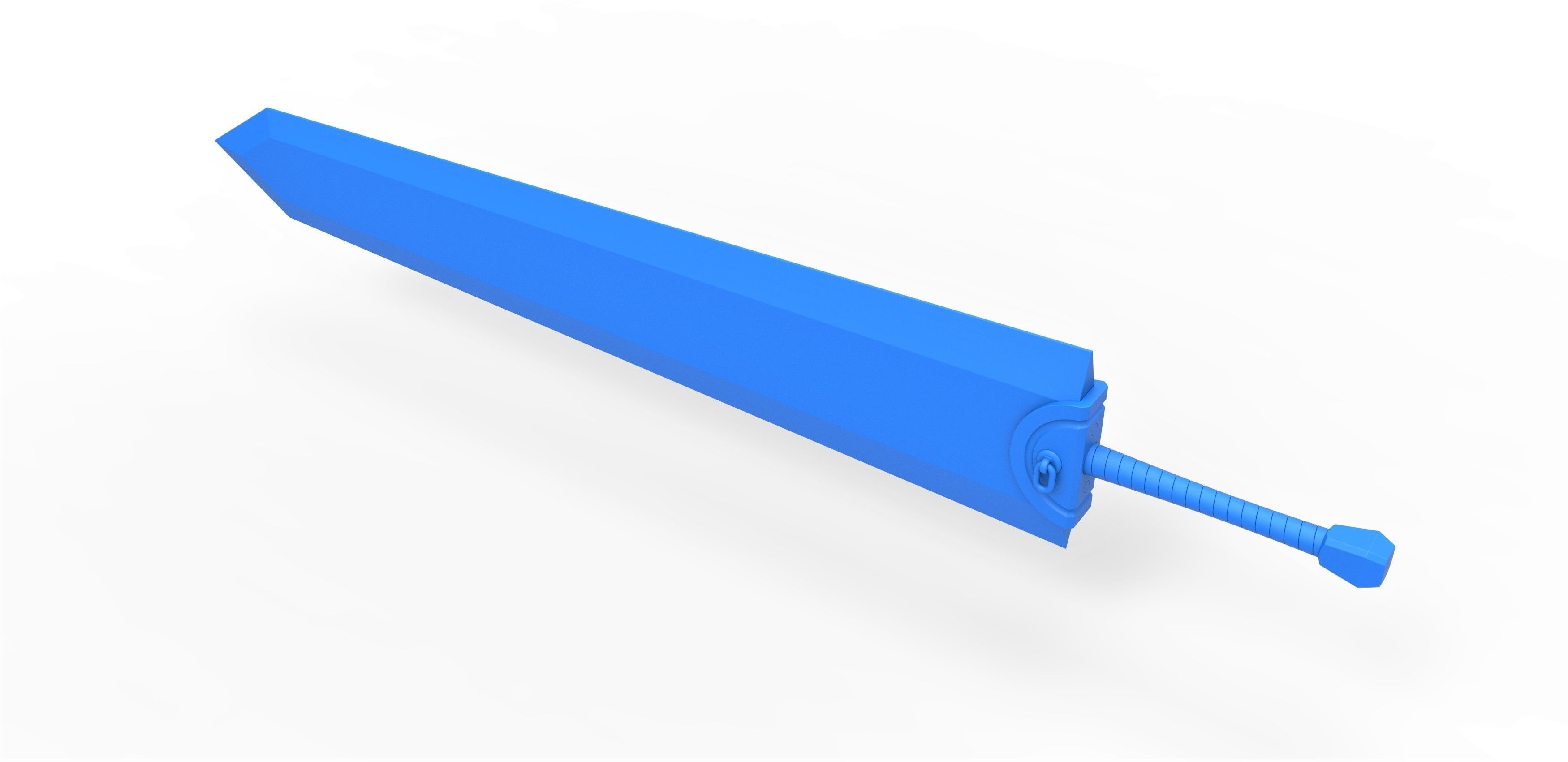 Dragonslayer sword from the manga Berserk 3D print model_16