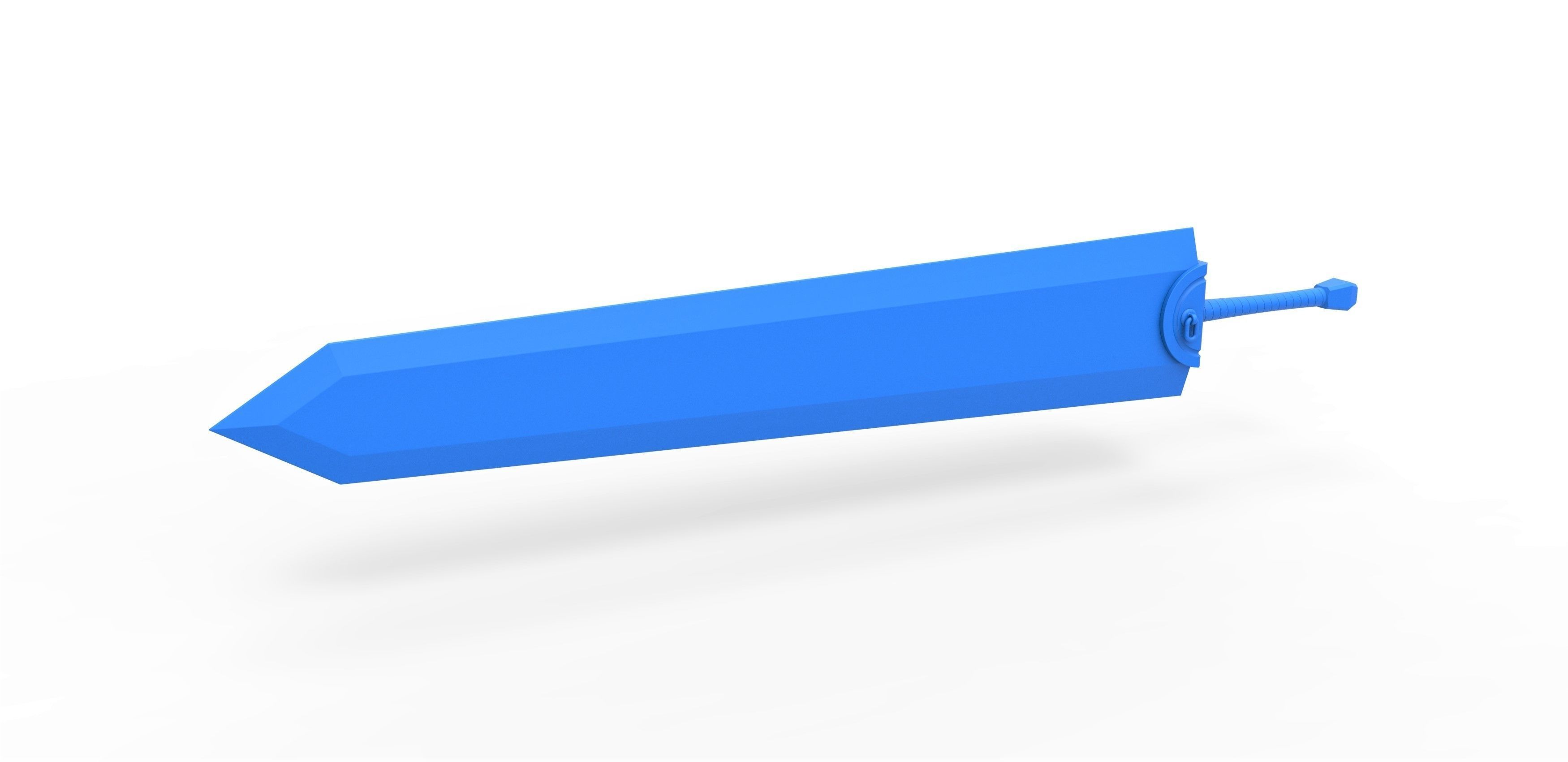 Dragonslayer sword from the manga Berserk 3D print model_10