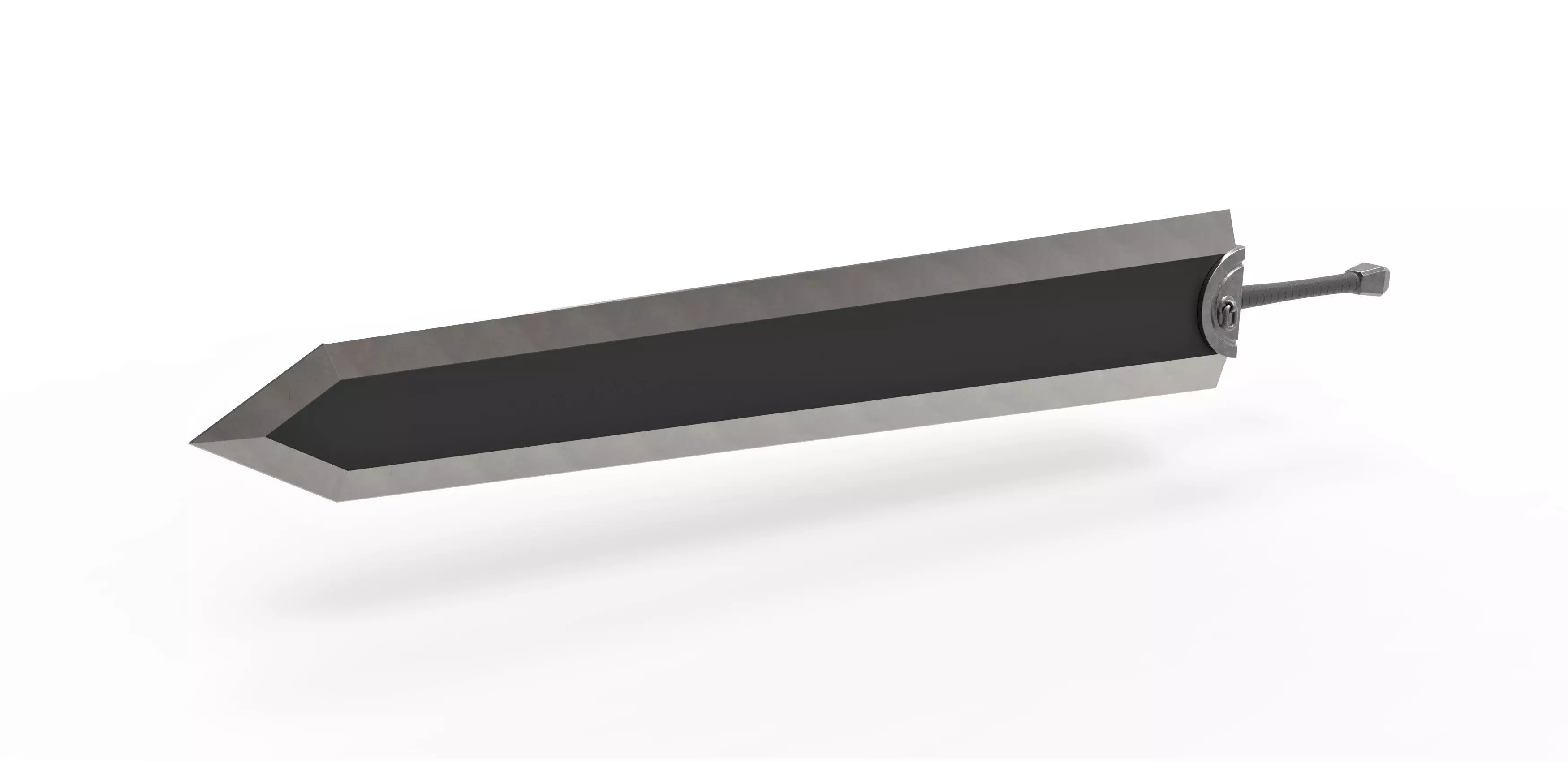 Dragonslayer sword from the manga Berserk 3D print model_0