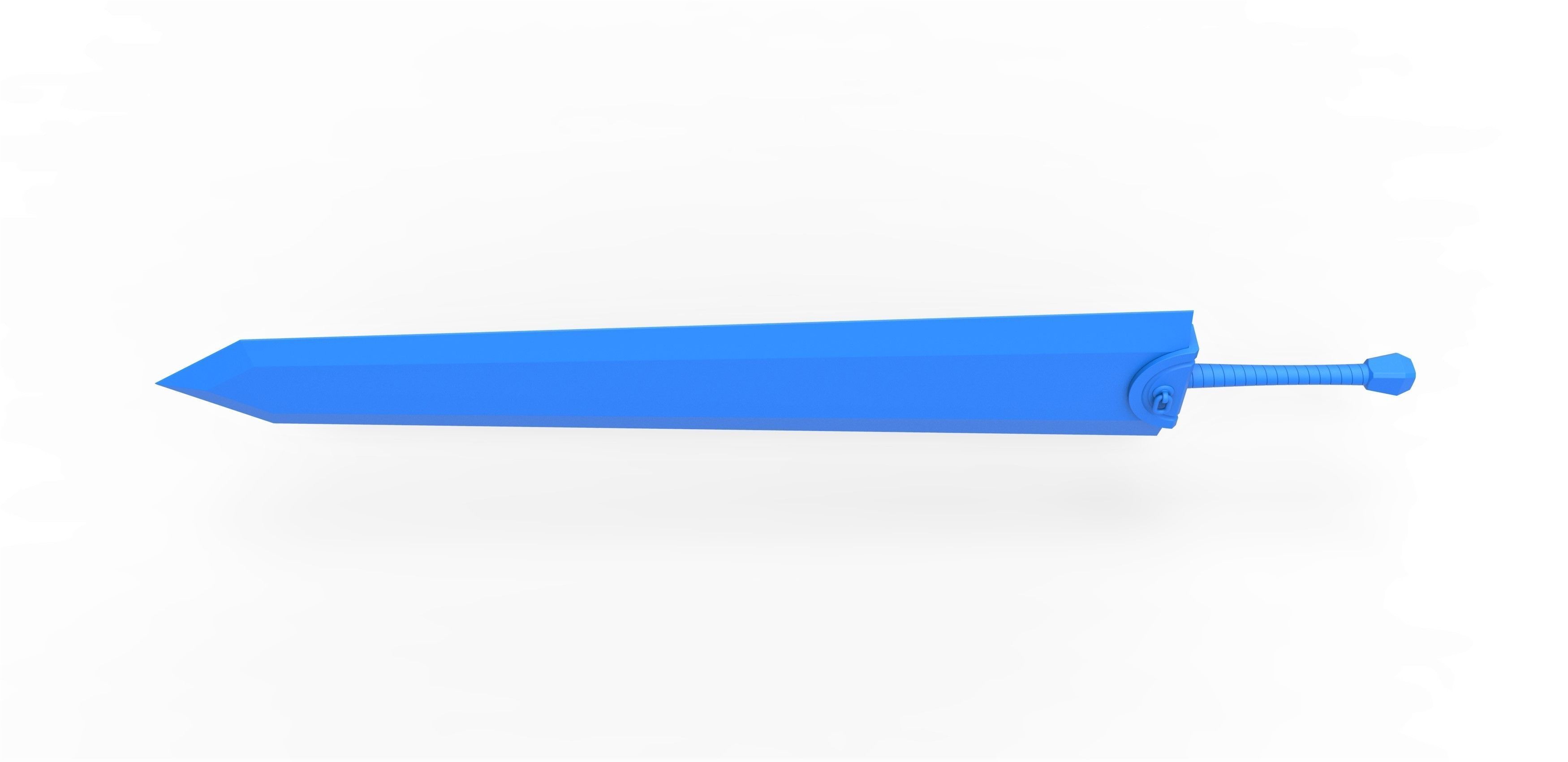Dragonslayer sword from the manga Berserk 3D print model_14