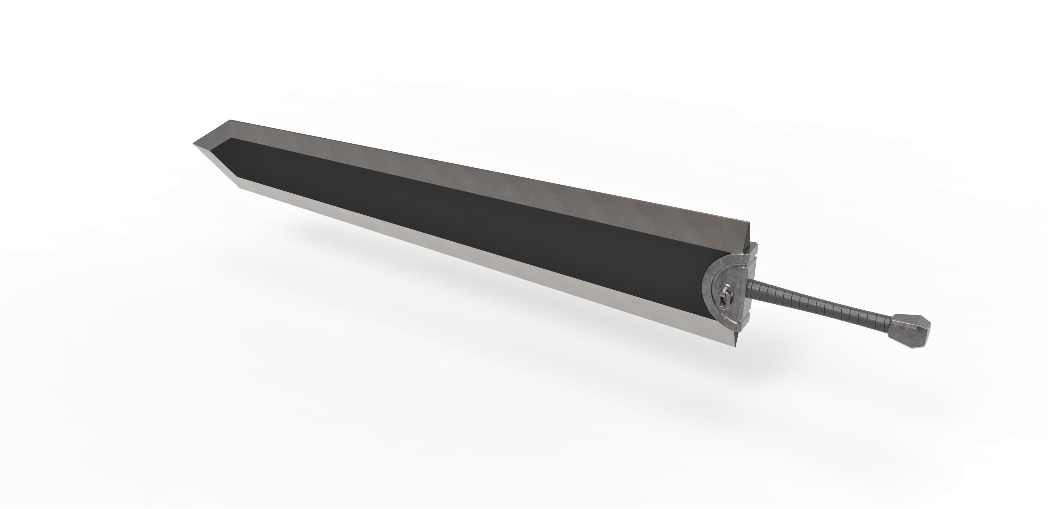 Dragonslayer sword from the manga Berserk 3D print model_6