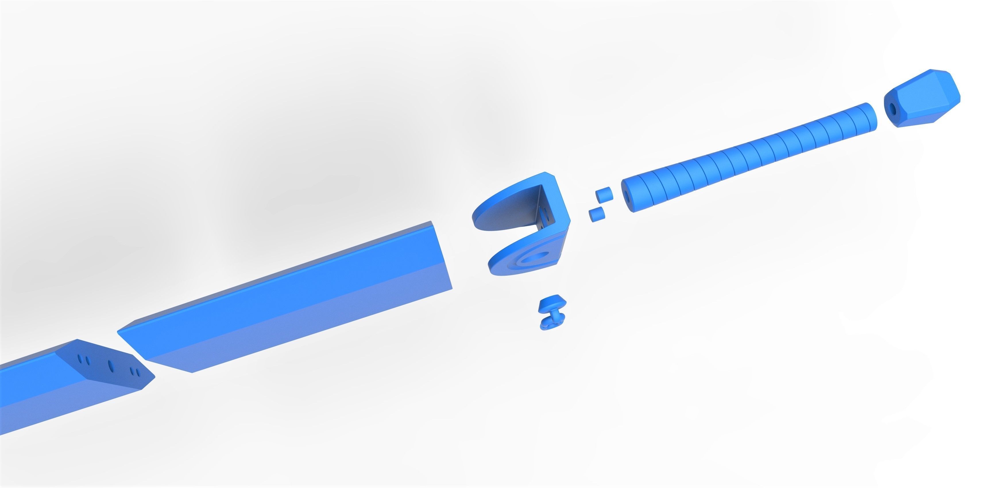 Dragonslayer sword from the manga Berserk 3D print model_25