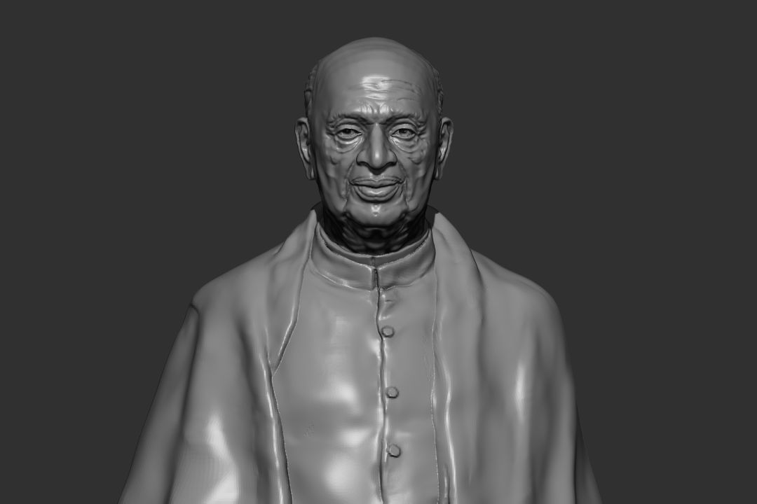 STATUE OF UNITY TALLEST STATUE SARDAR VALLABHBHAI PATEL 3D print model_5