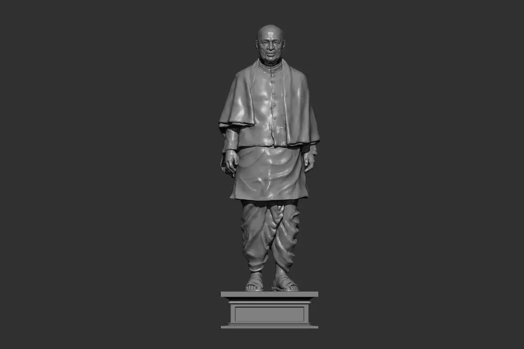 STATUE OF UNITY TALLEST STATUE SARDAR VALLABHBHAI PATEL 3D print model_0