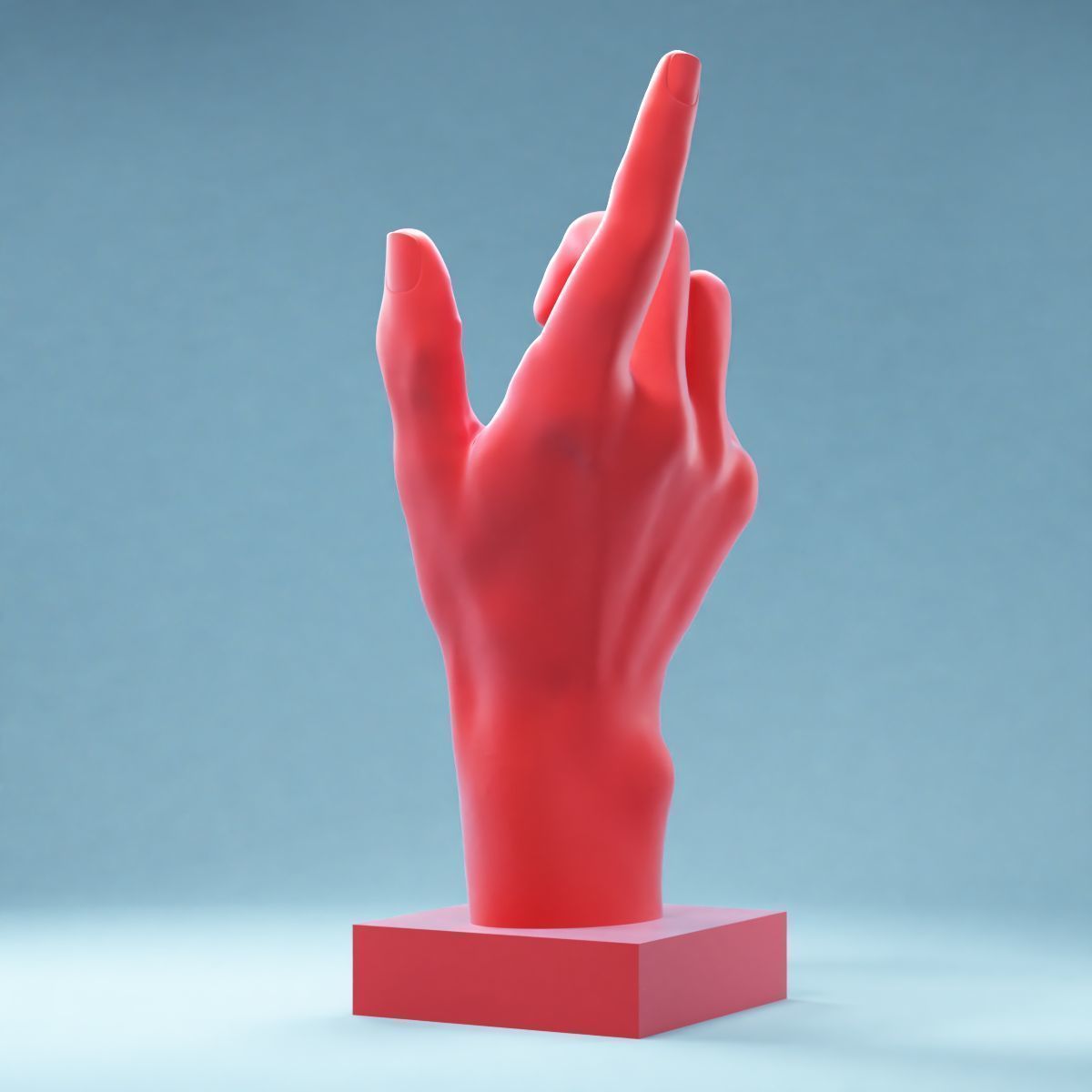 Hands 7 hand sculpture 3D print model_6