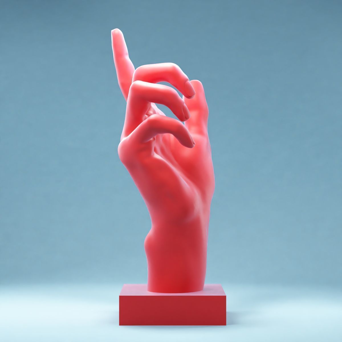 Hands 7 hand sculpture 3D print model_1