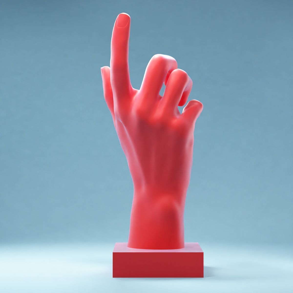 Hands 7 hand sculpture 3D print model_4