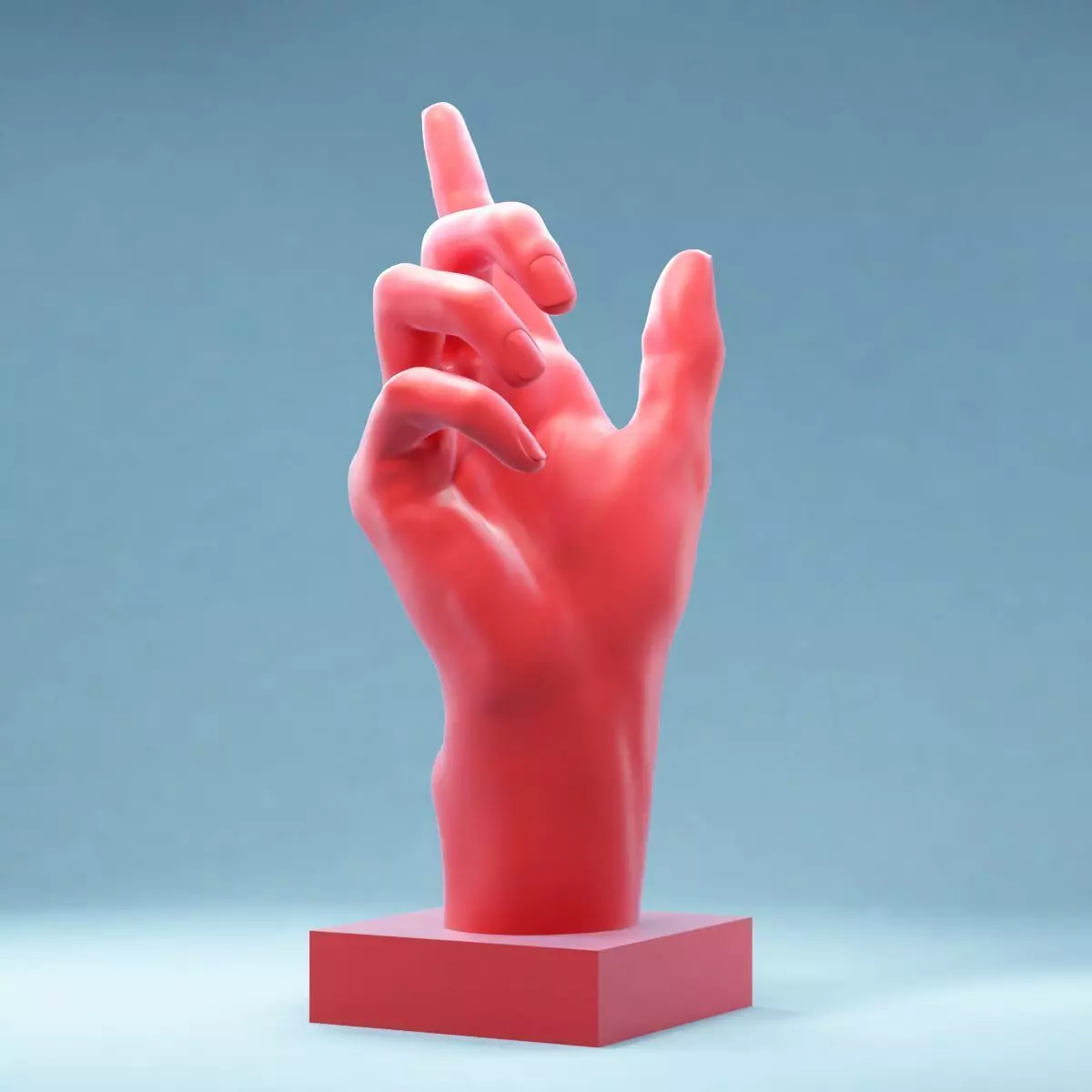 Hands 7 hand sculpture 3D print model_0