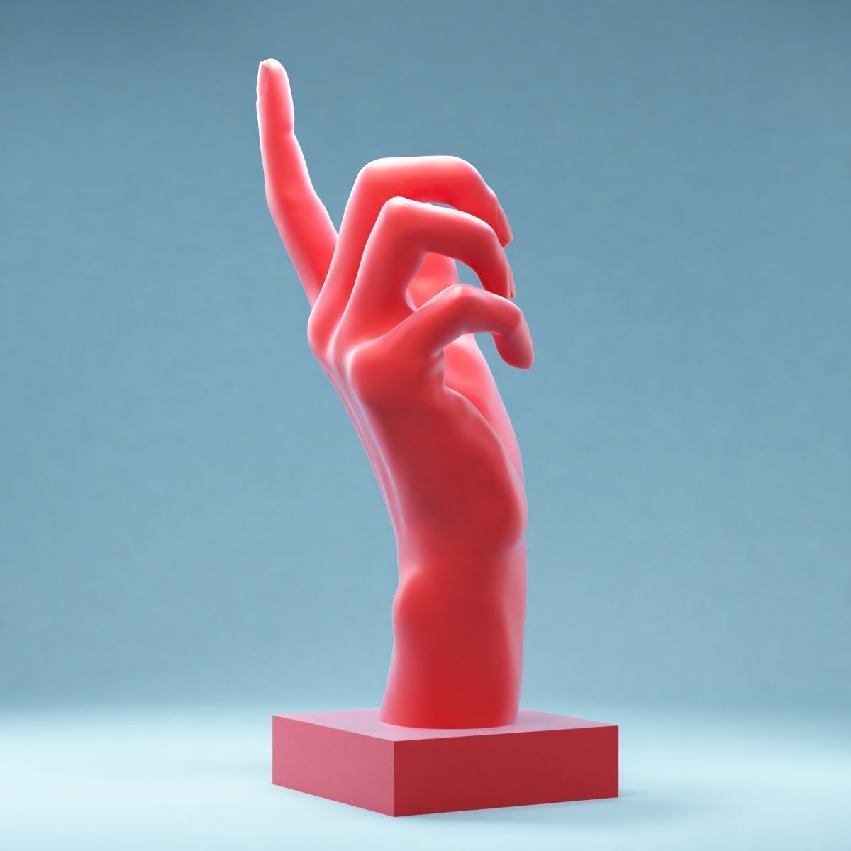 Hands 7 hand sculpture 3D print model_2