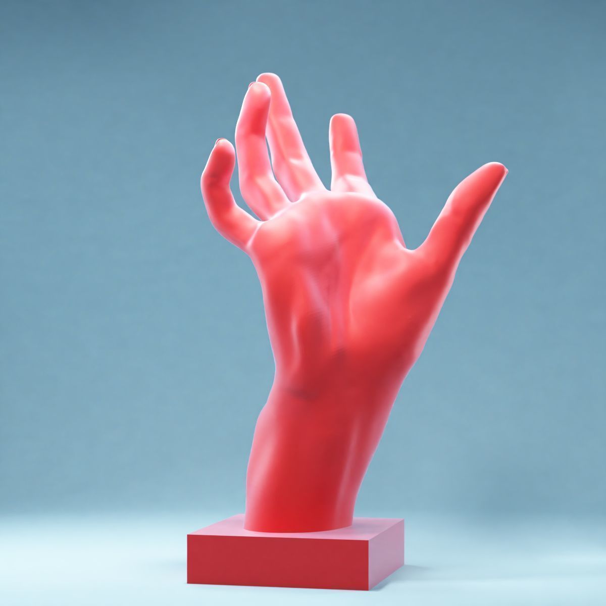 Hands 6 hand sculpture 3D print model_11