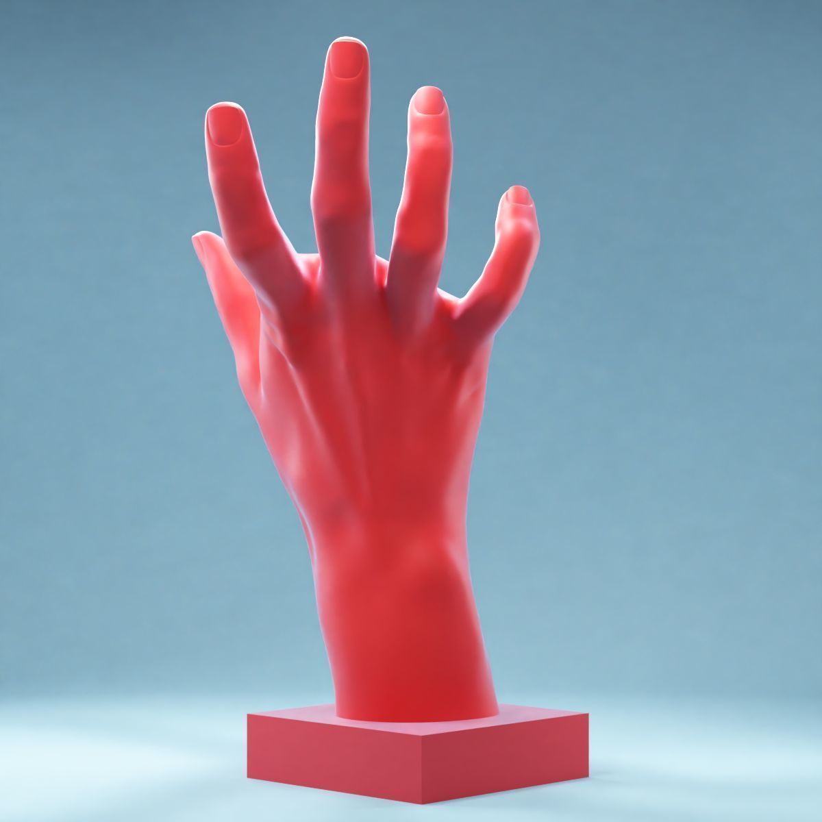 Hands 6 hand sculpture 3D print model_4