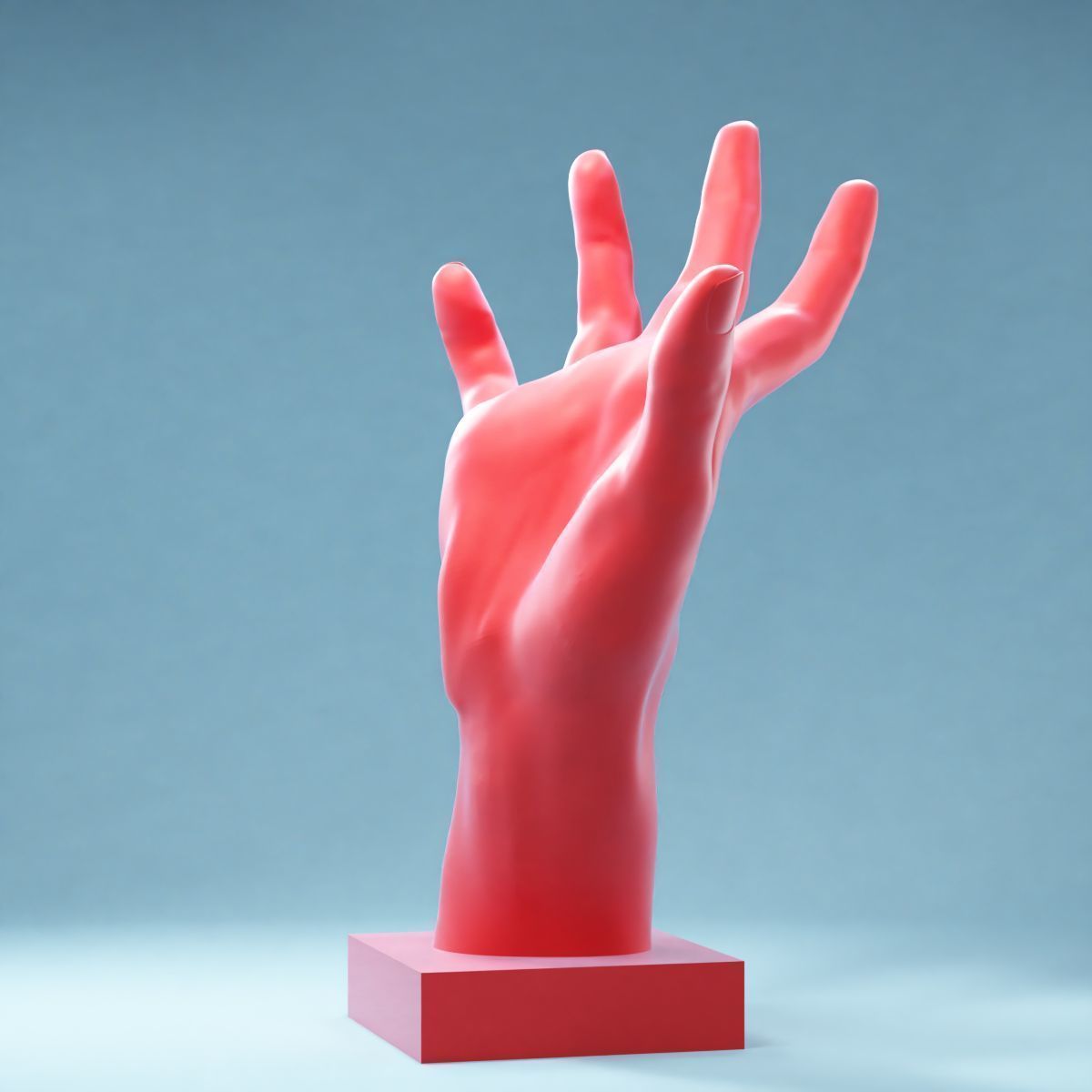 Hands 6 hand sculpture 3D print model_9