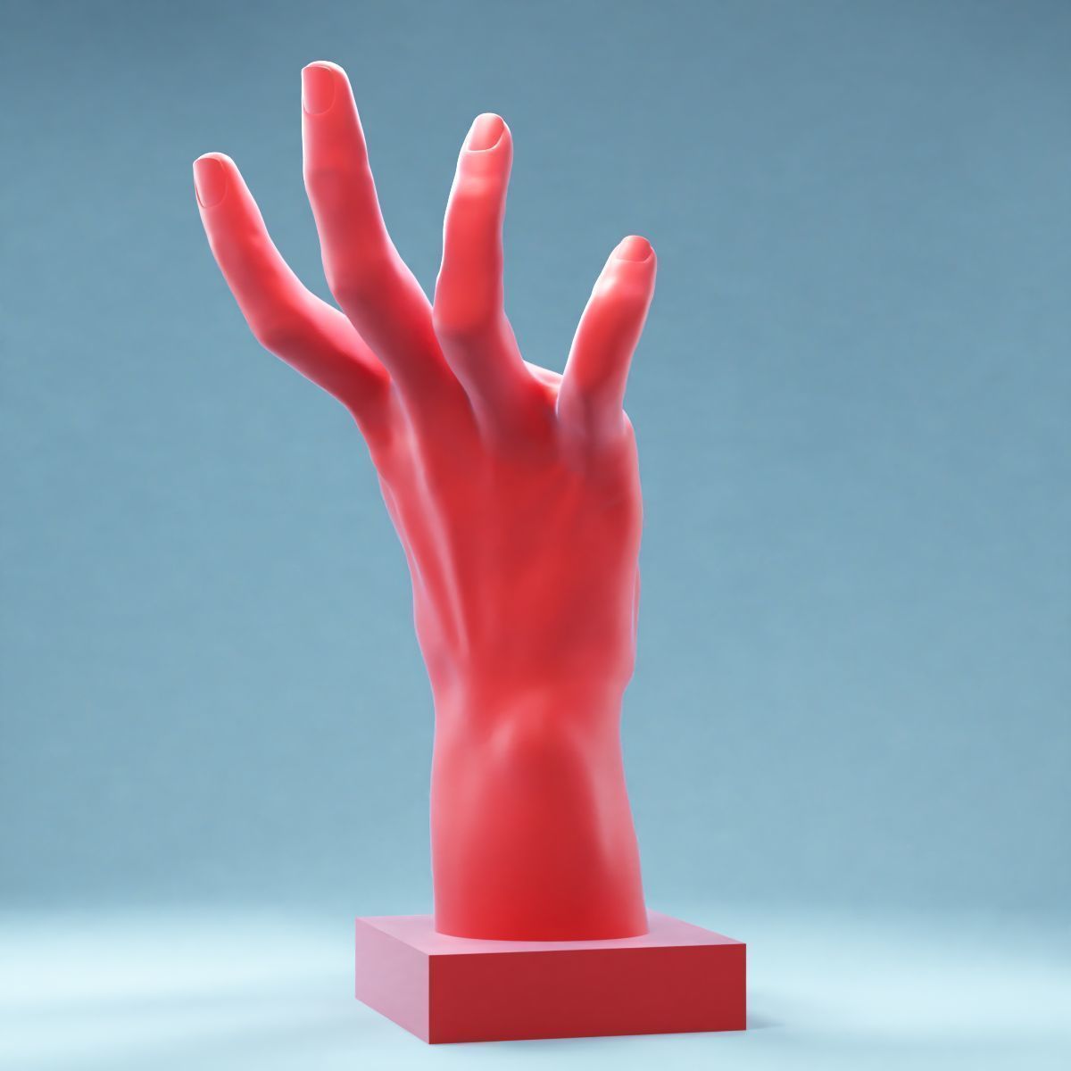 Hands 6 hand sculpture 3D print model_3