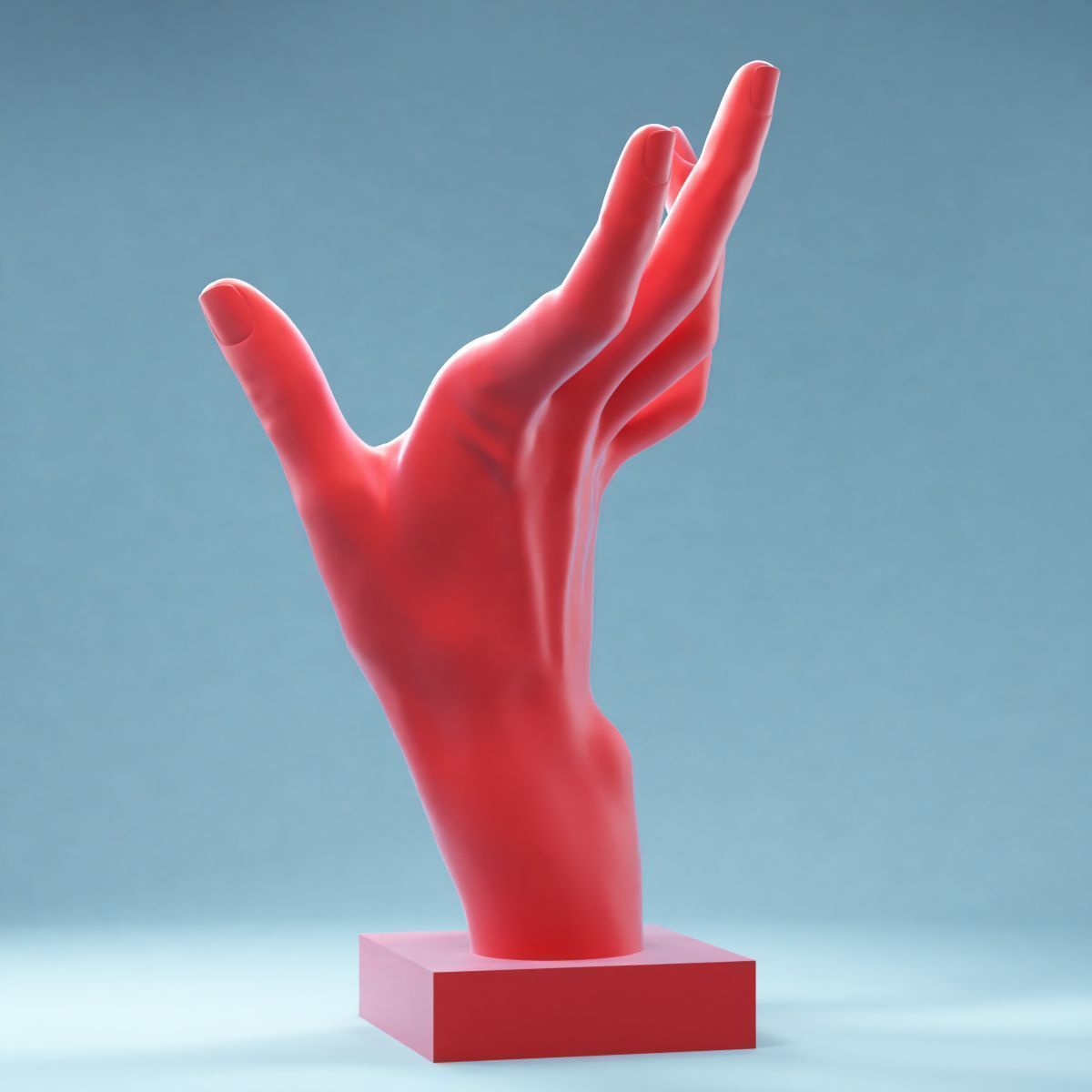 Hands 6 hand sculpture 3D print model_6