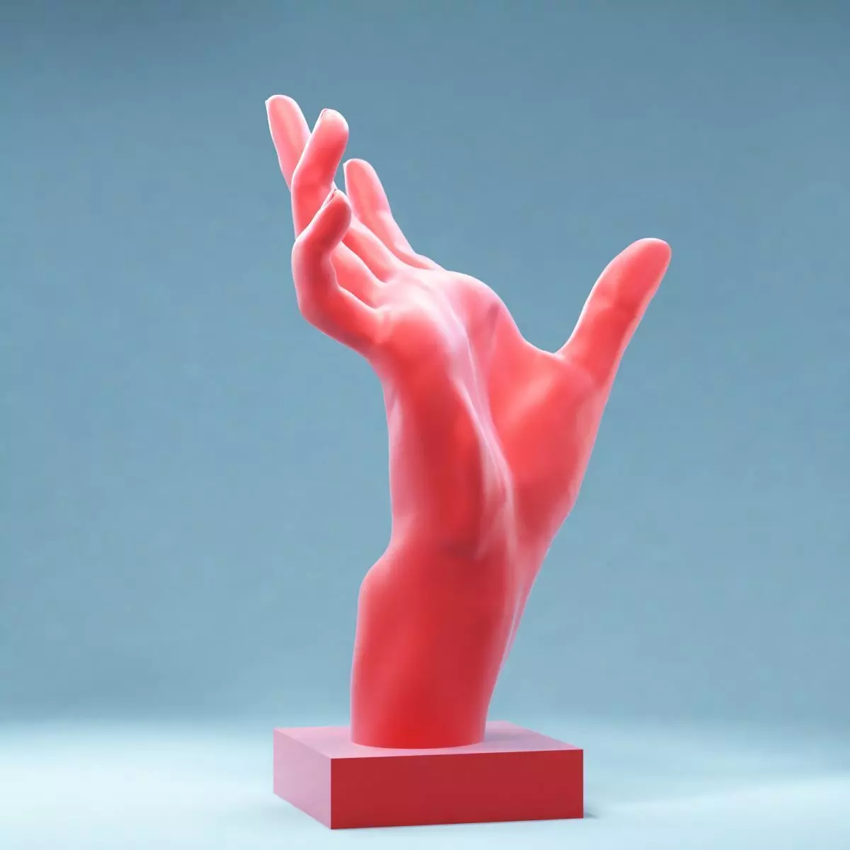 Hands 6 hand sculpture 3D print model_0